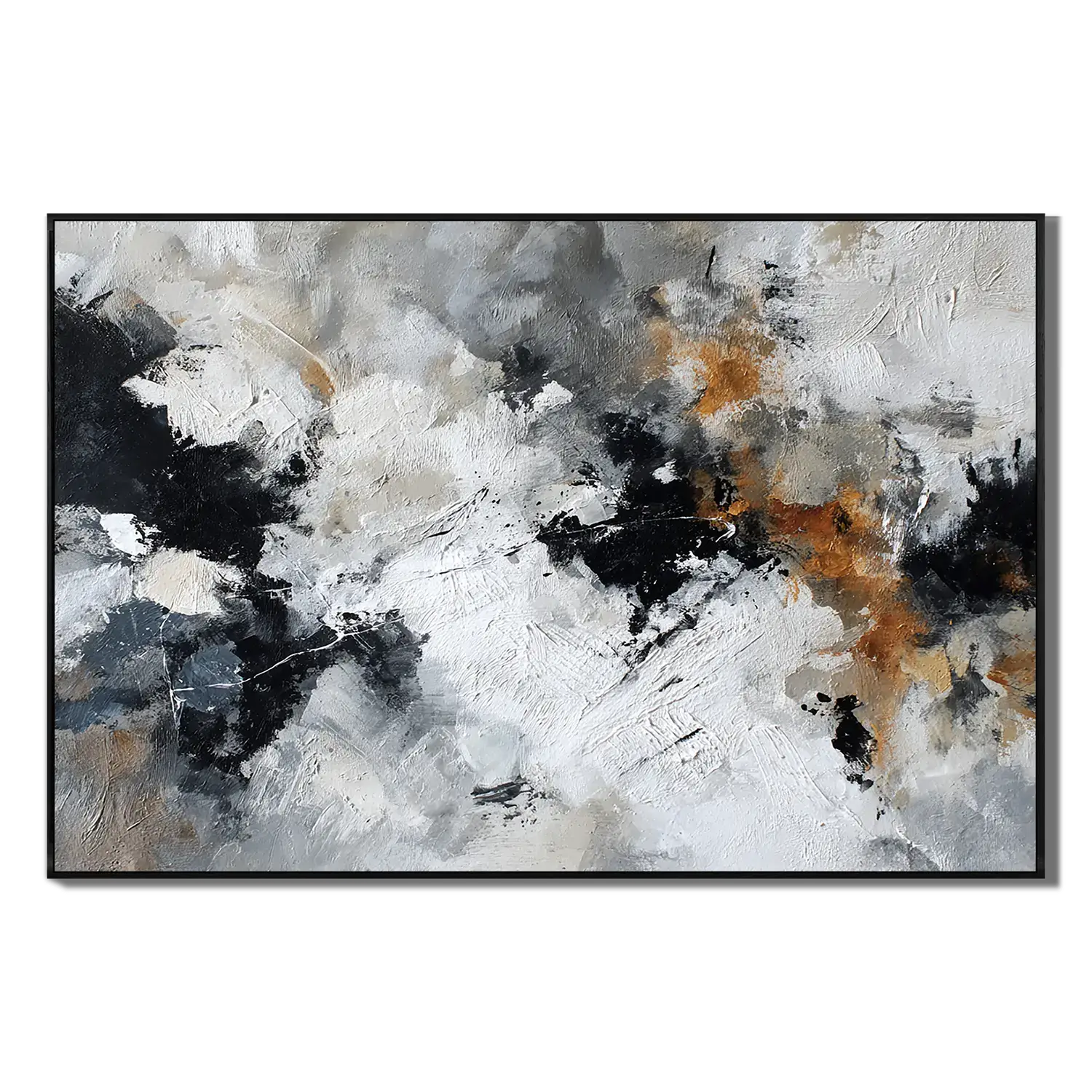 Tempest Embers Abstract Wall Art