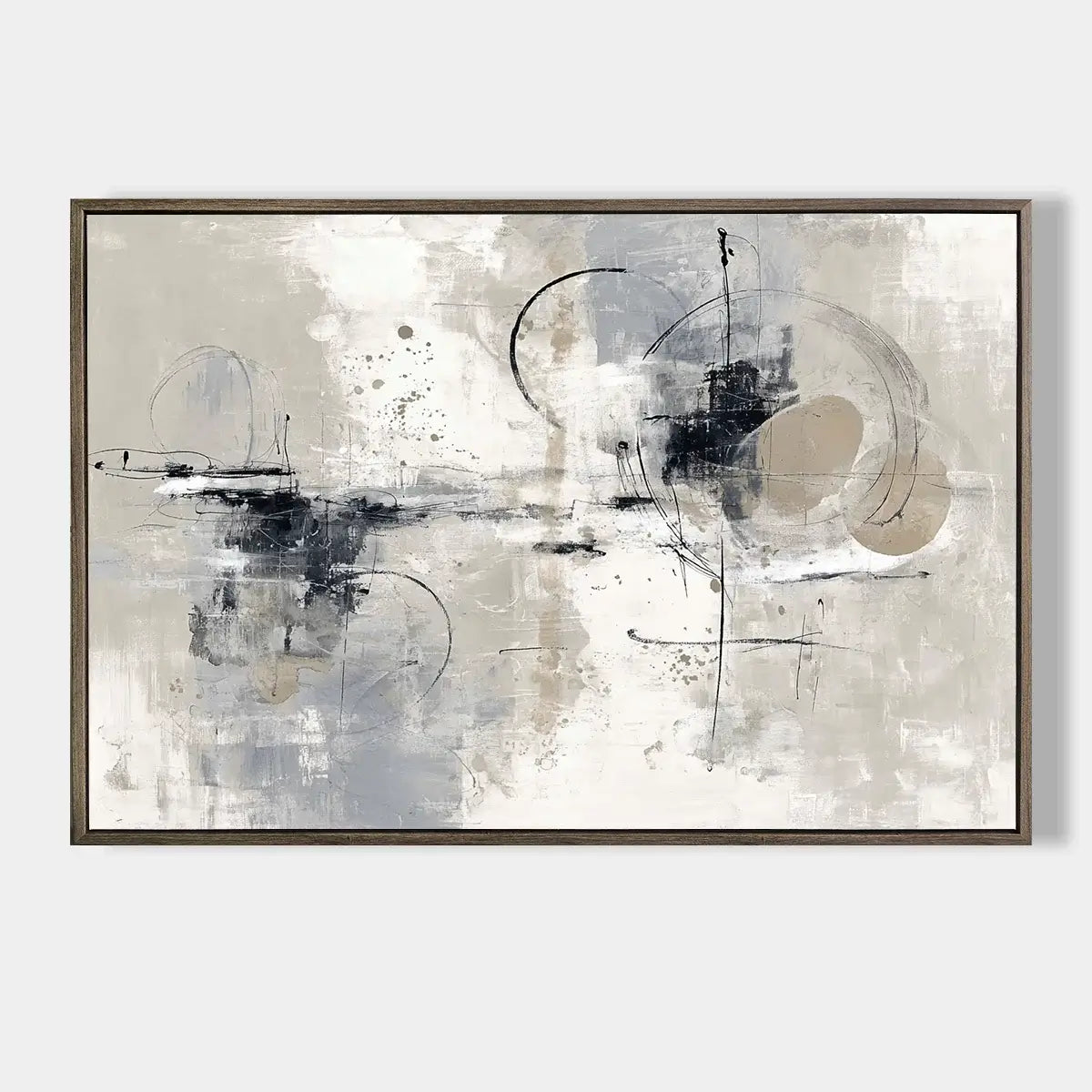 Large Original Abstract Oil Painting on Canvas #CXH049