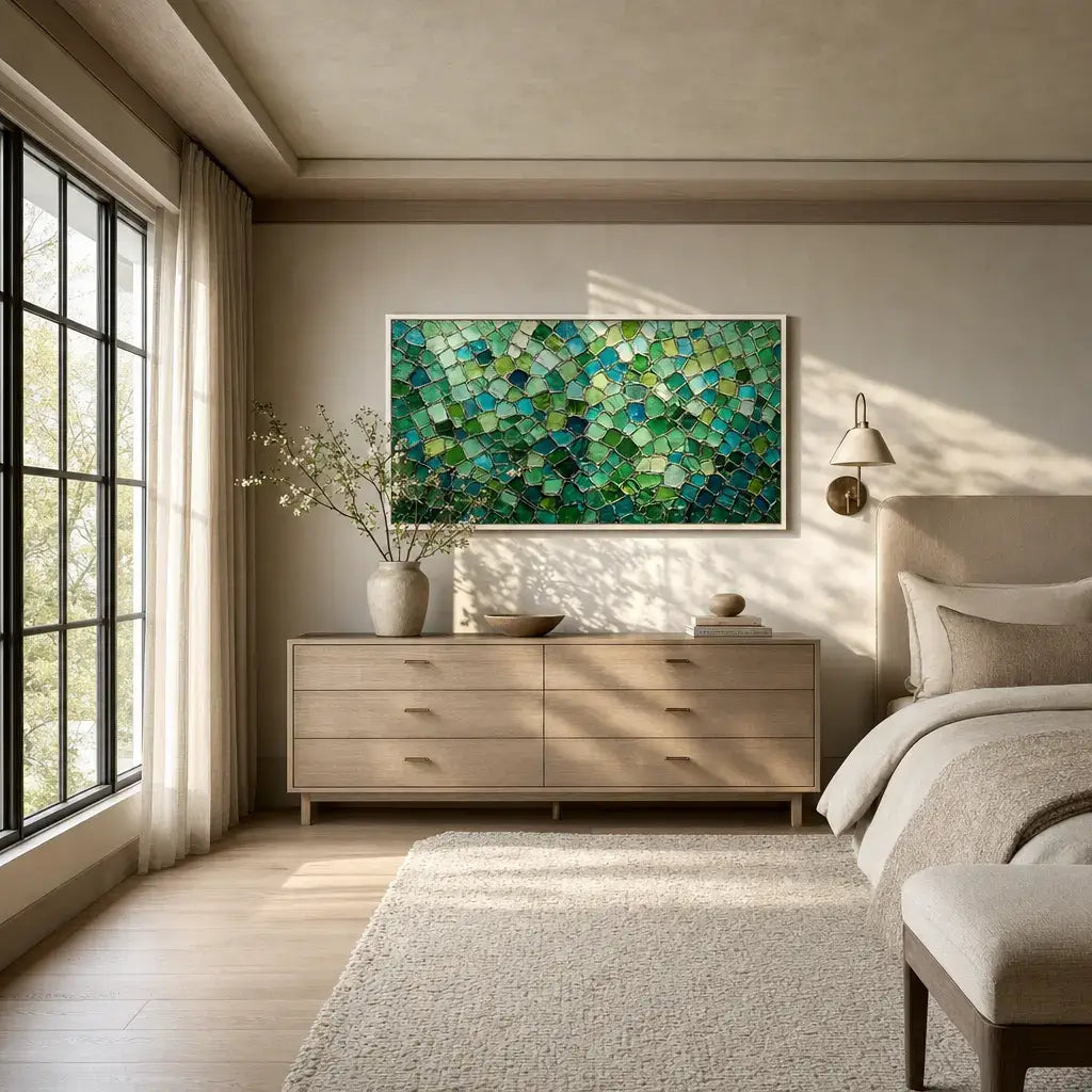 Verdant Gemstone Mosaic