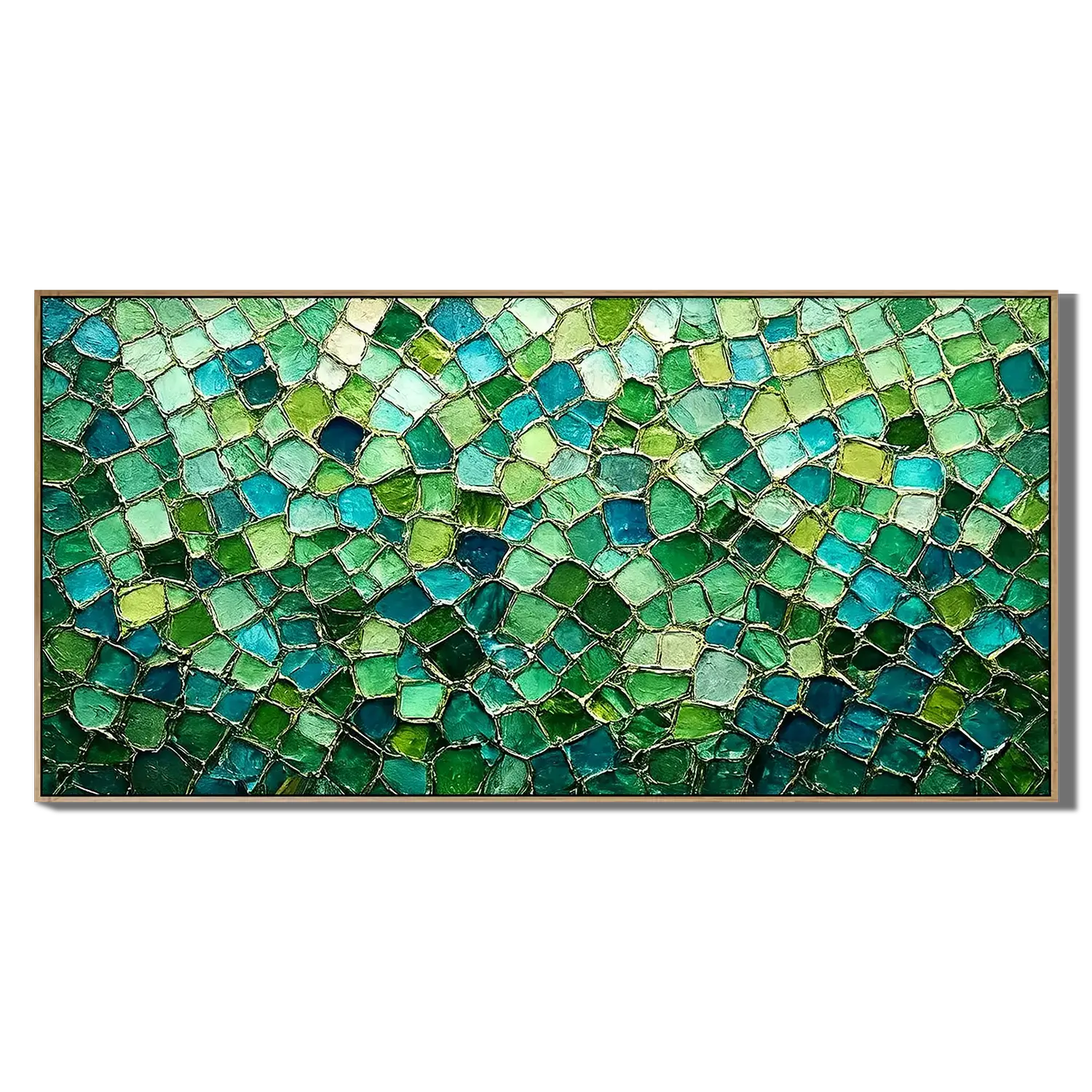 Verdant Gemstone Mosaic