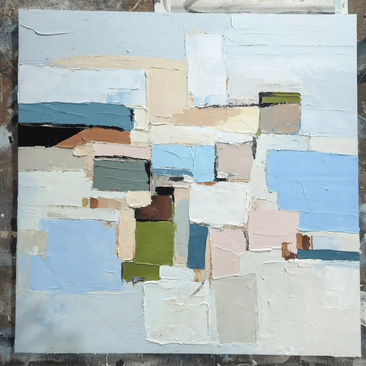 City Blocks Abstract Wall Art