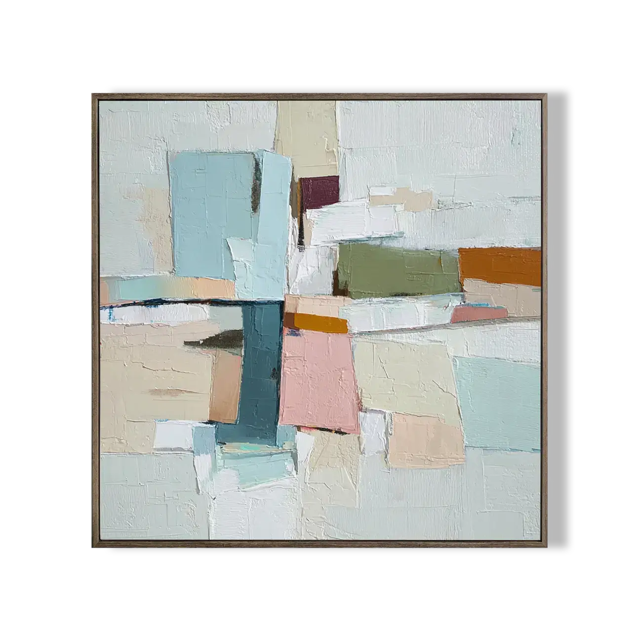 Modern Abstract Textured Oil Painting on Canvas #CXS007