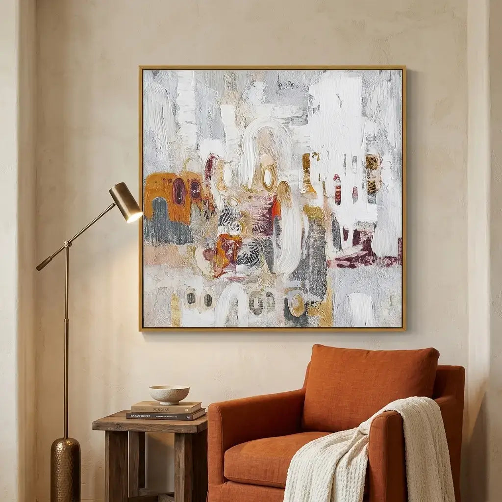 Gilded Arches Abstract Wall Art