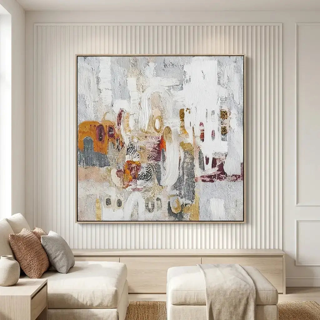 Gilded Arches Abstract Wall Art