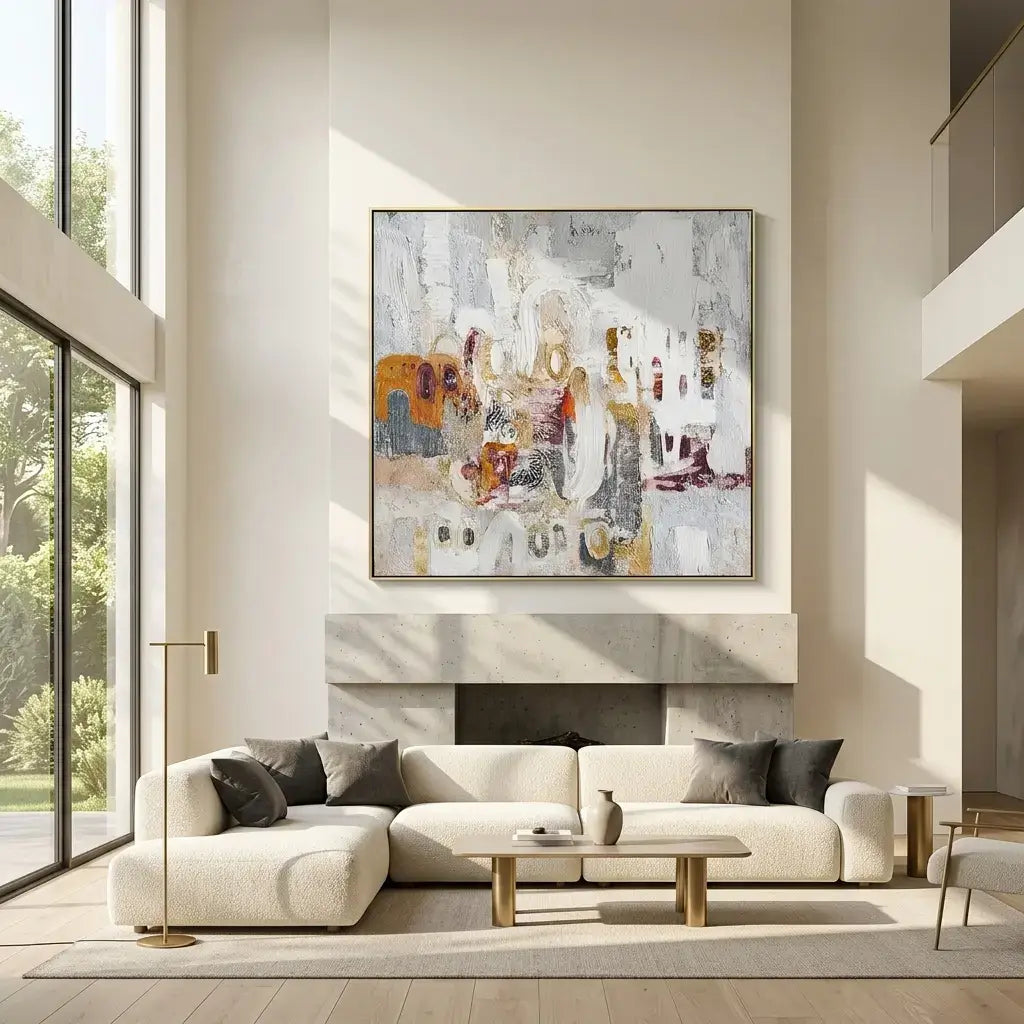 Gilded Arches Abstract Wall Art