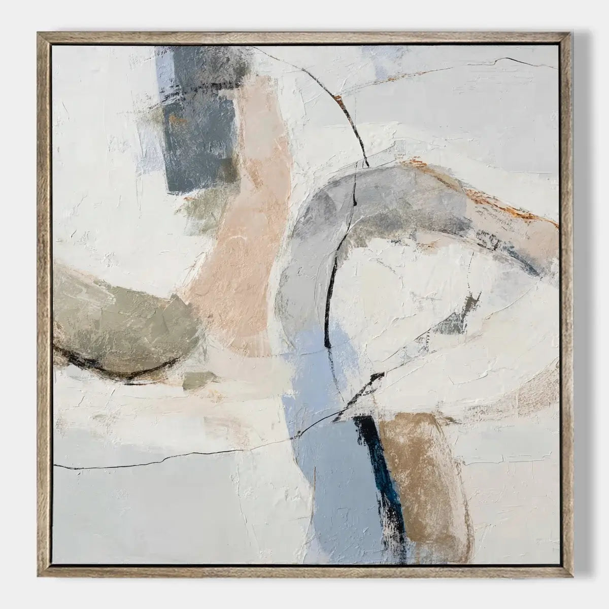 Minimalist Abstract Oil Painting #CXS015