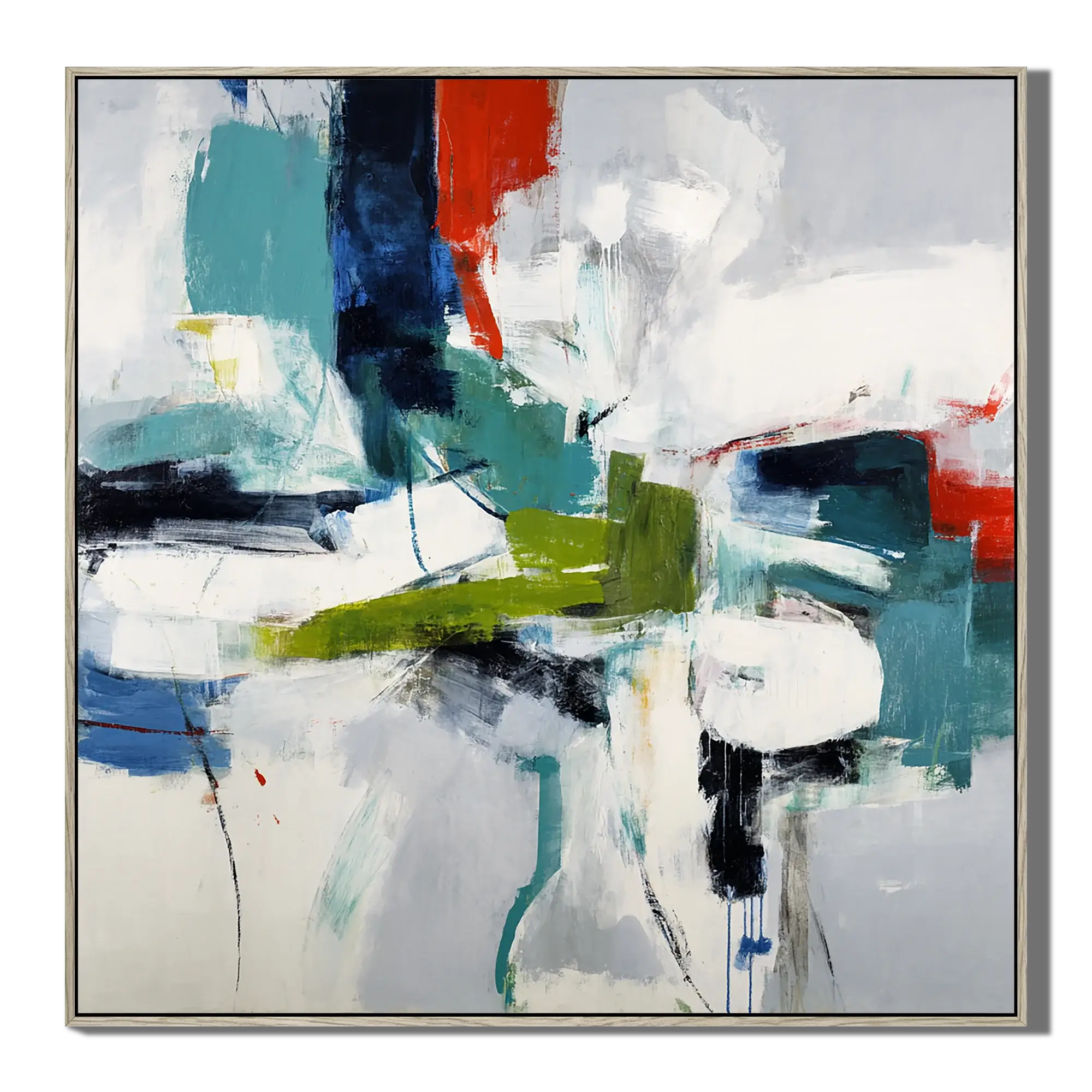 Vibrant Fragments Abstract Wall Art