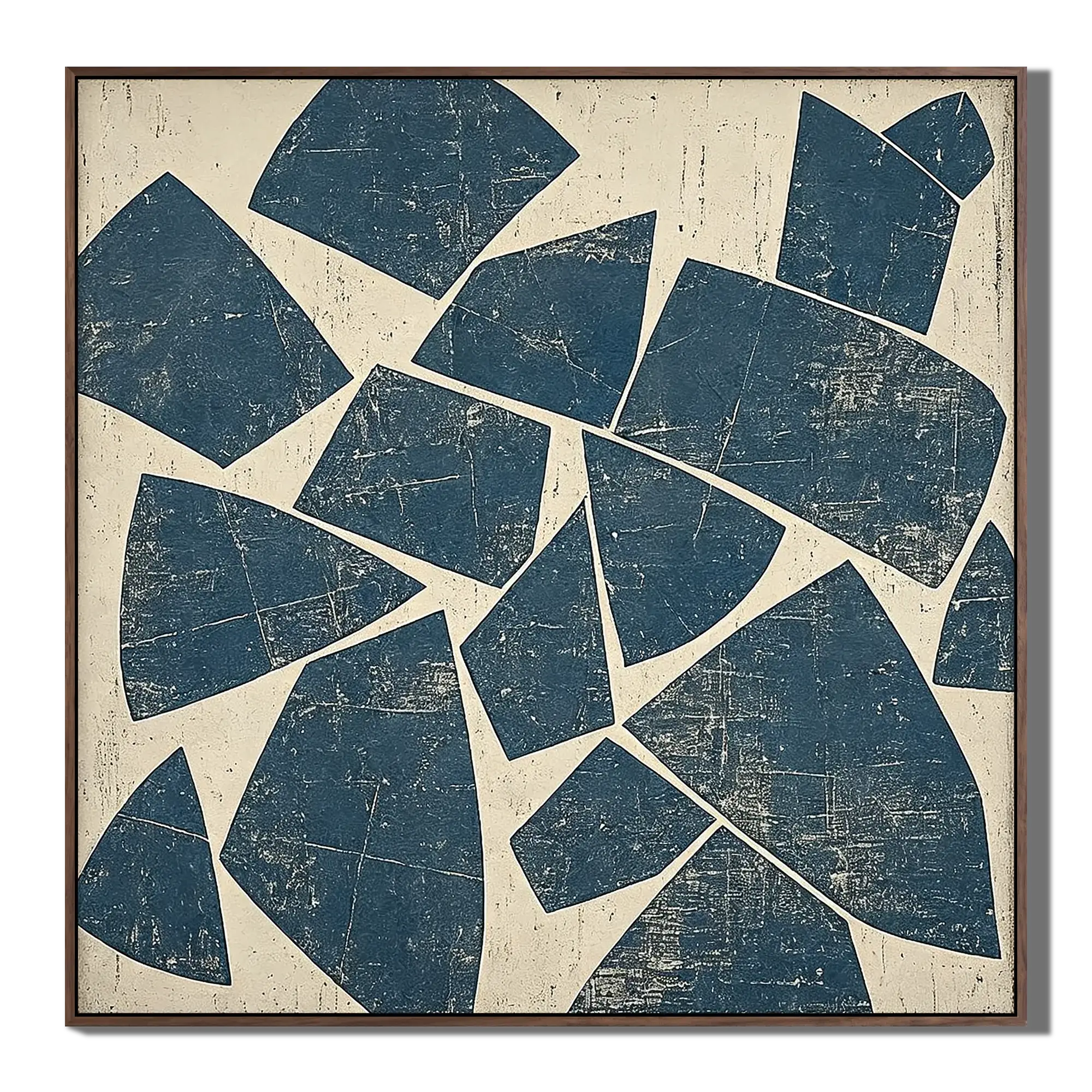 Distressed Indigo Geometry