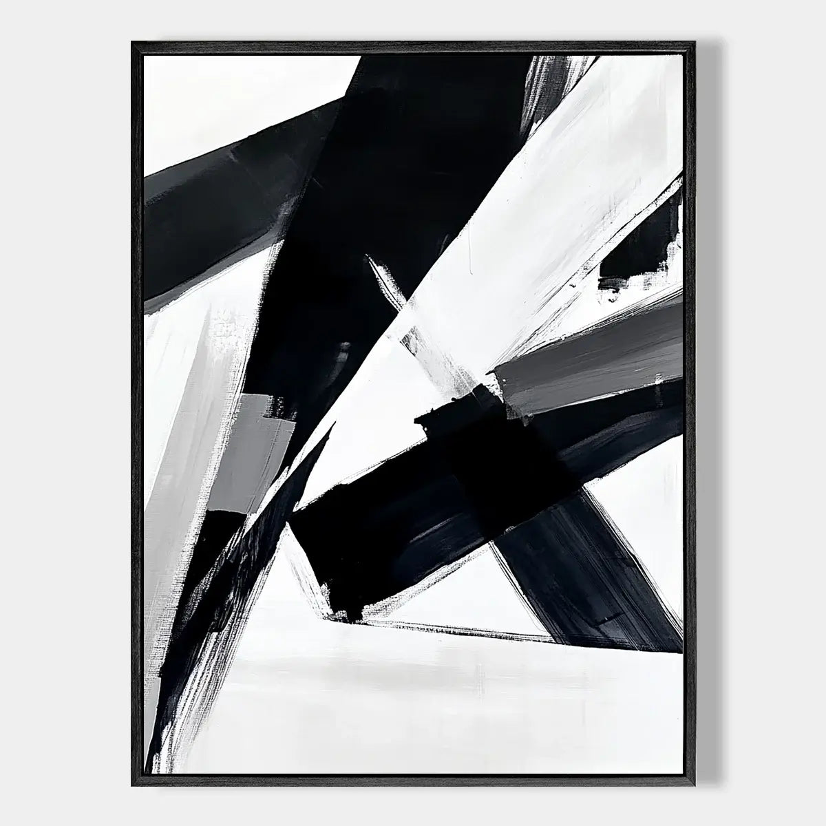 Abstract Art Painting Black #CXV003