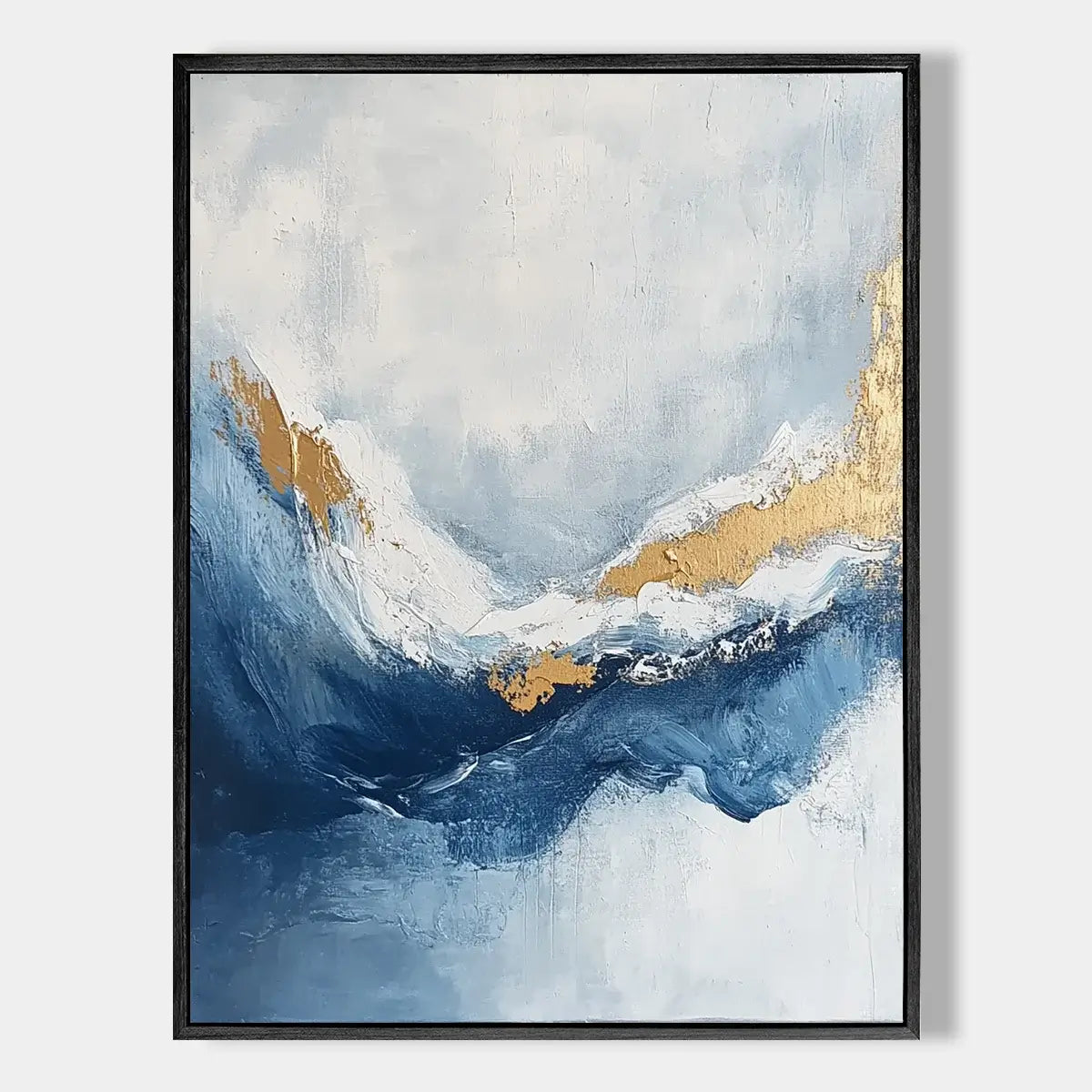Blue Abstract Art Painting #CXV004
