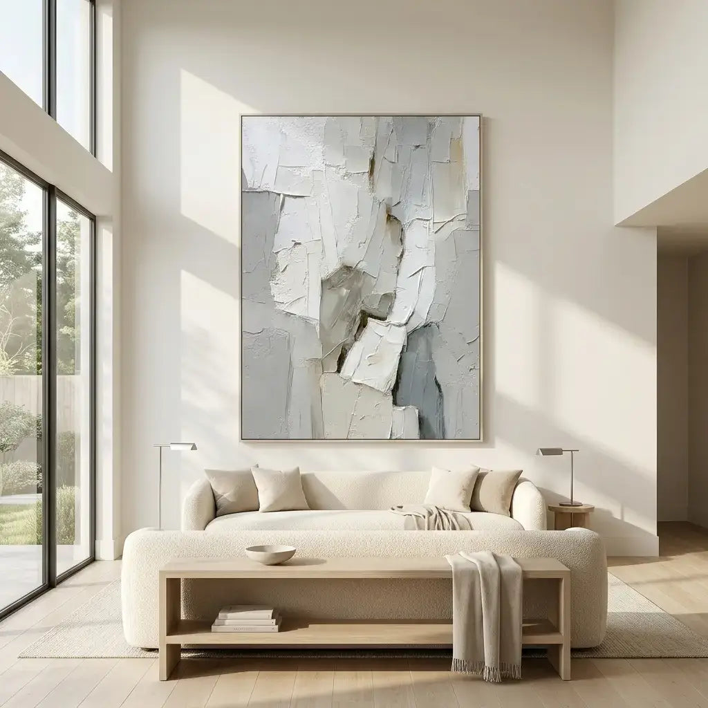 Alabaster Facets Wabi Sabi Wall Art