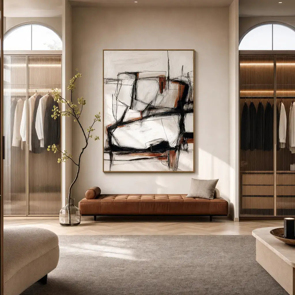 Sienna Structure Abstract Wall Art