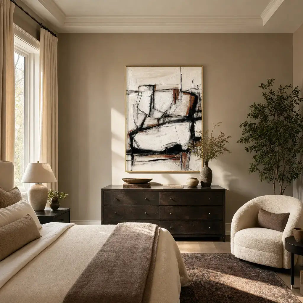 Sienna Structure Abstract Wall Art