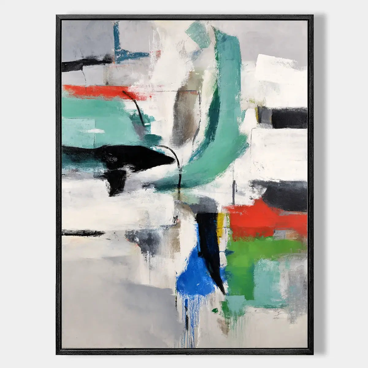 Original Hand-Painted Abstract Oil Painting #CXV064