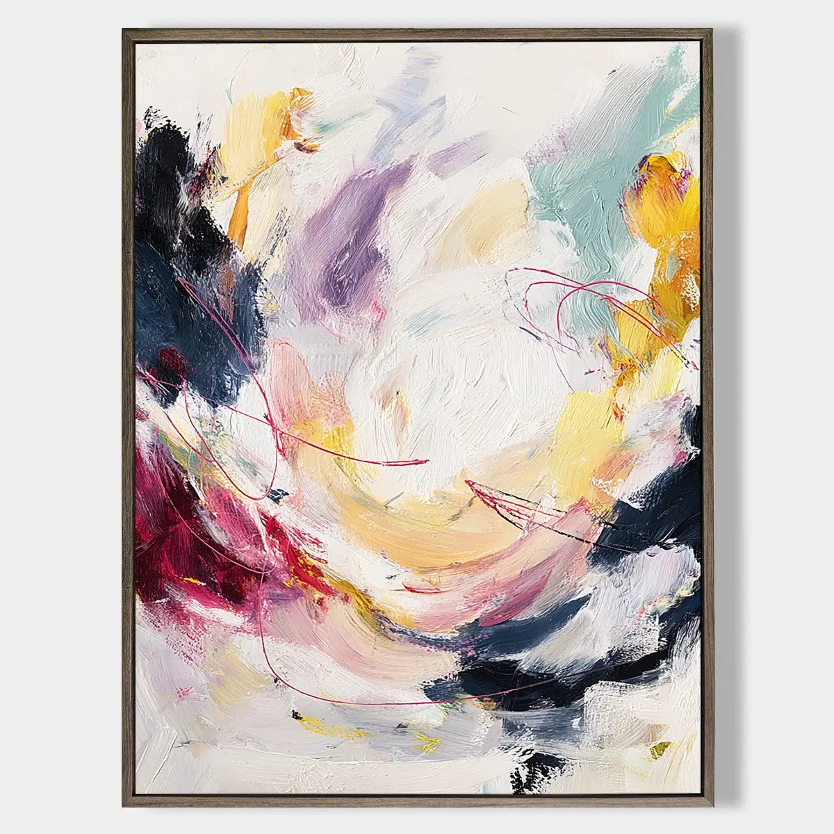 Original Hand-Painted Abstract Oil Painting #CXV069