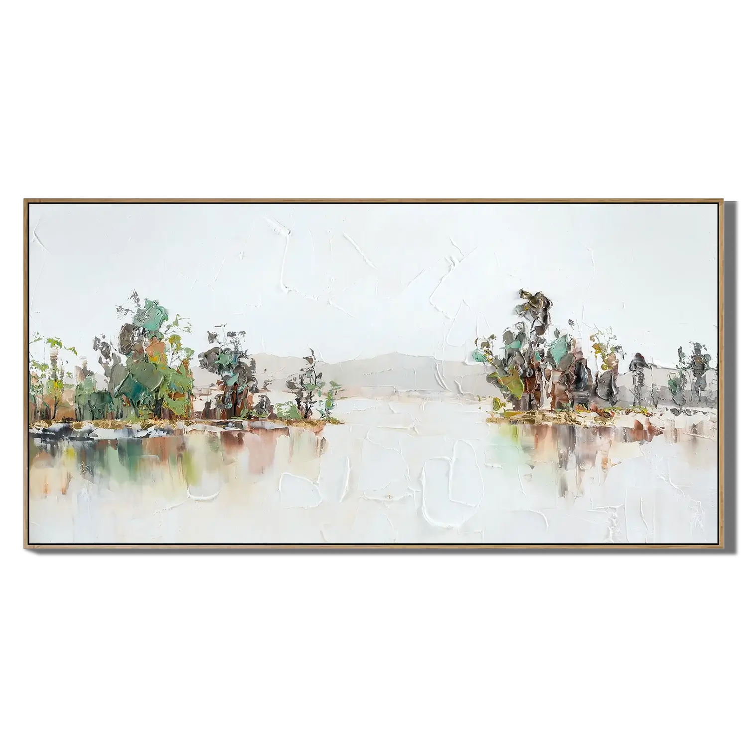Reflected Grove Landscape Painting