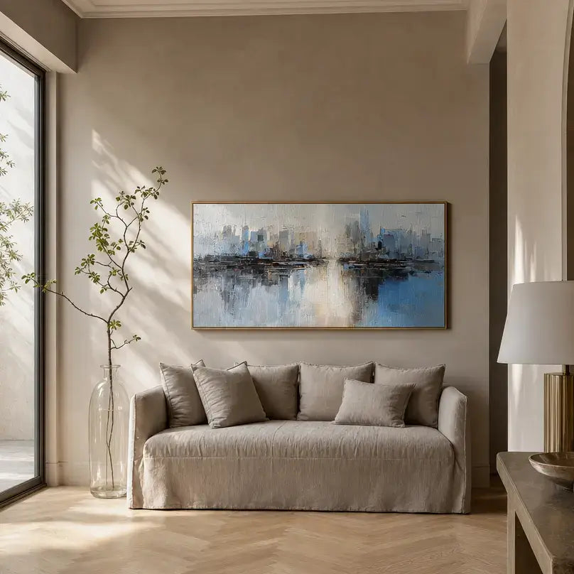 Silver City Reflections Landscape Painting