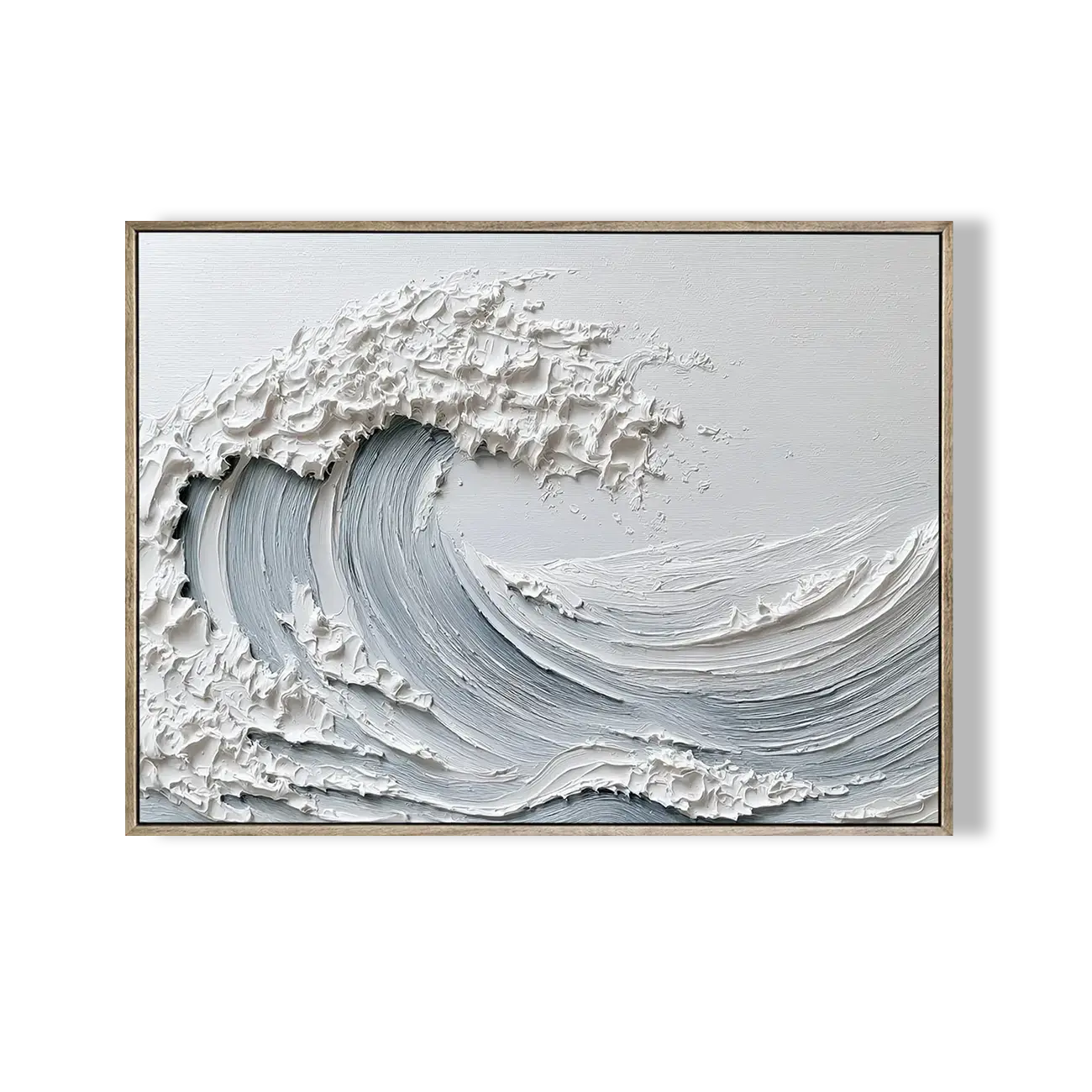 Ocean Abstract Textured Wall Art #FJH018