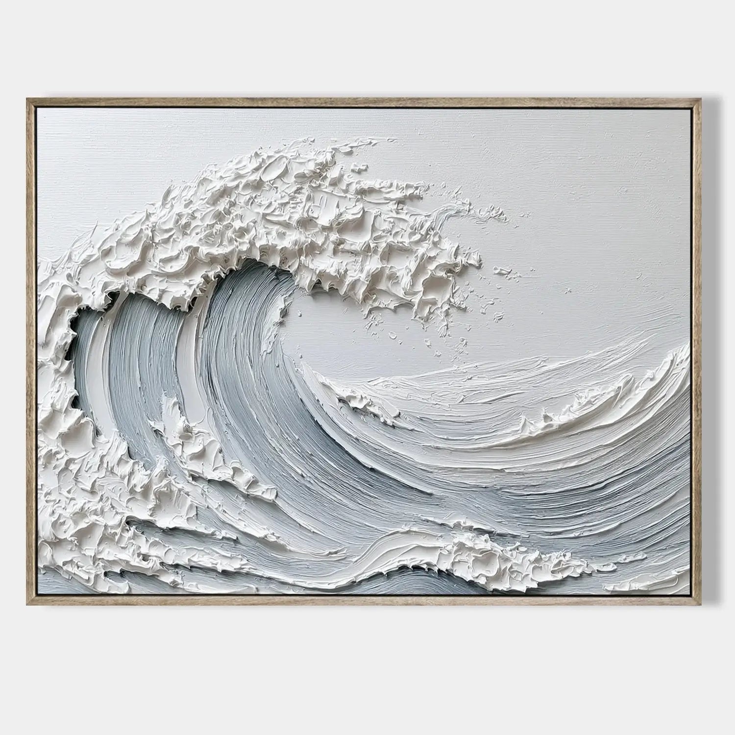 Ocean Abstract Textured Wall Art #FJH018