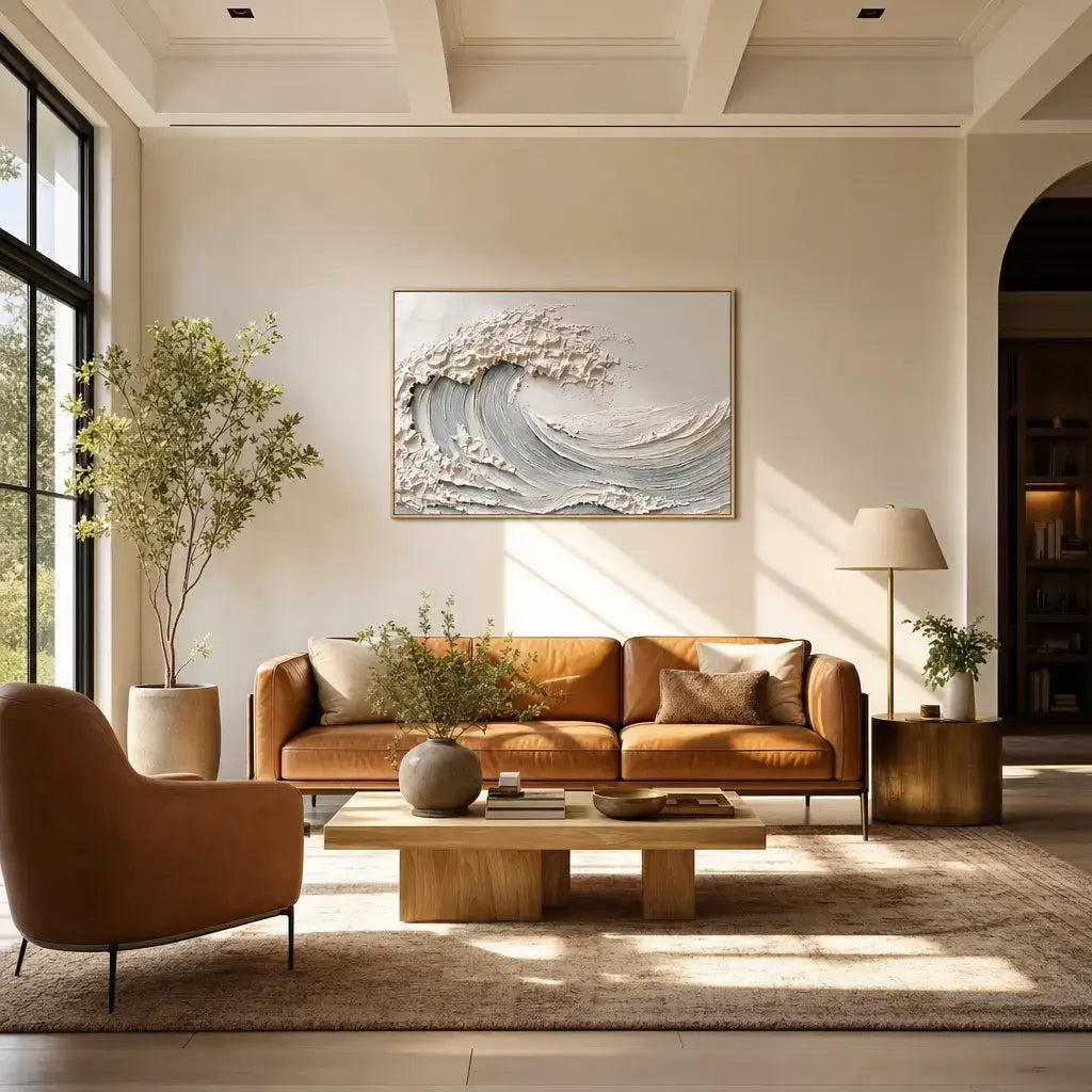 Oceanic Cascade Ocean Wall Art