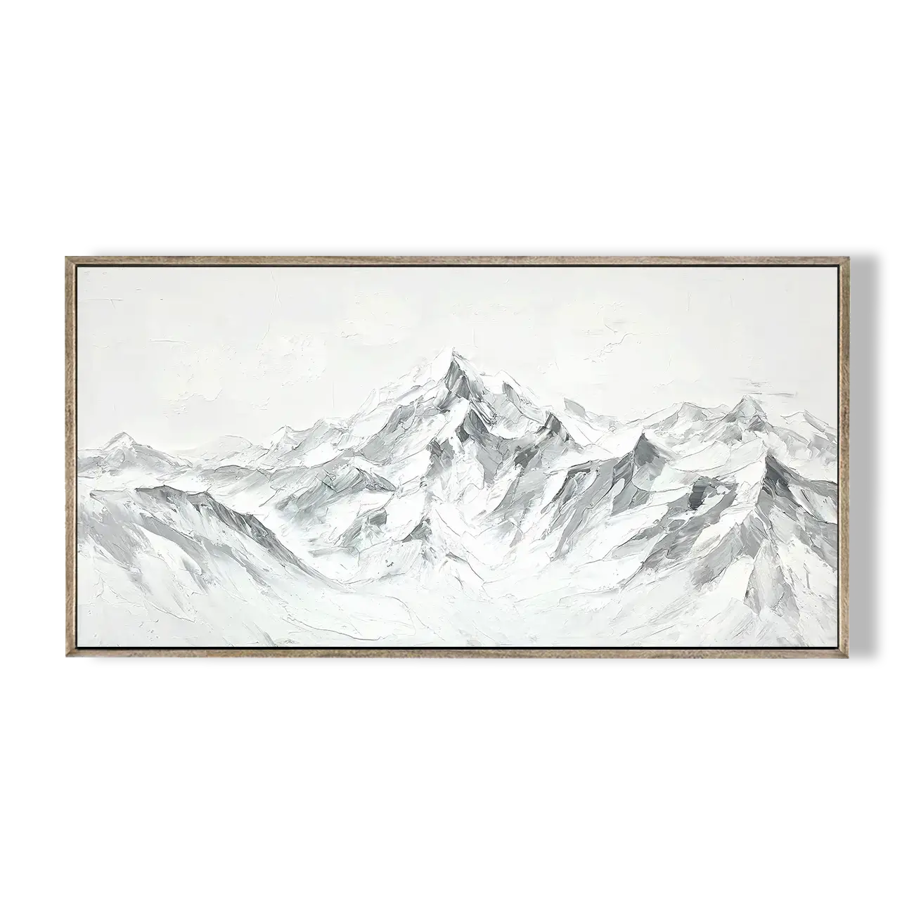 Handmade Snow Mountain Peak Art #FJH024