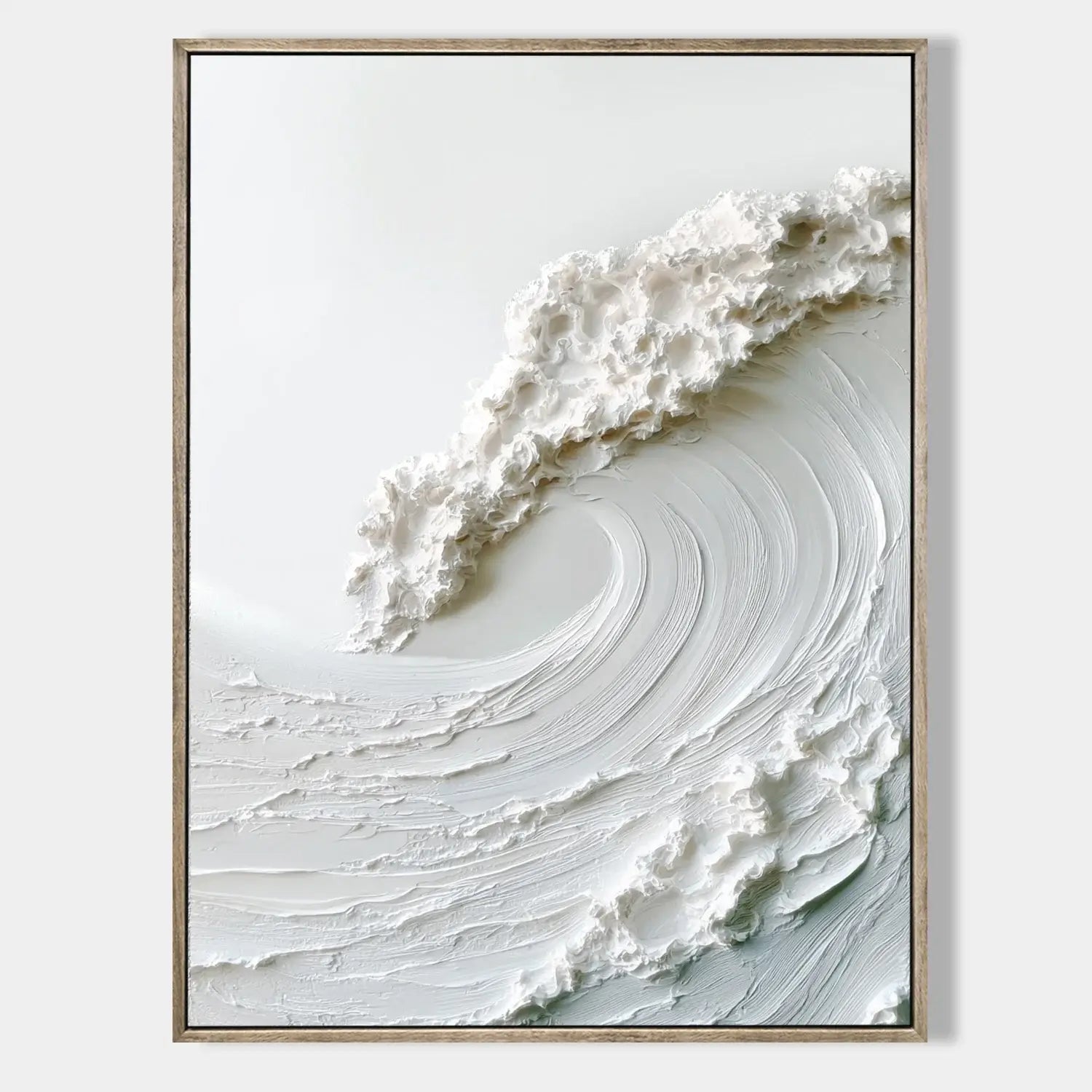 Ocean Abstract Textured Wall Art #FJV003