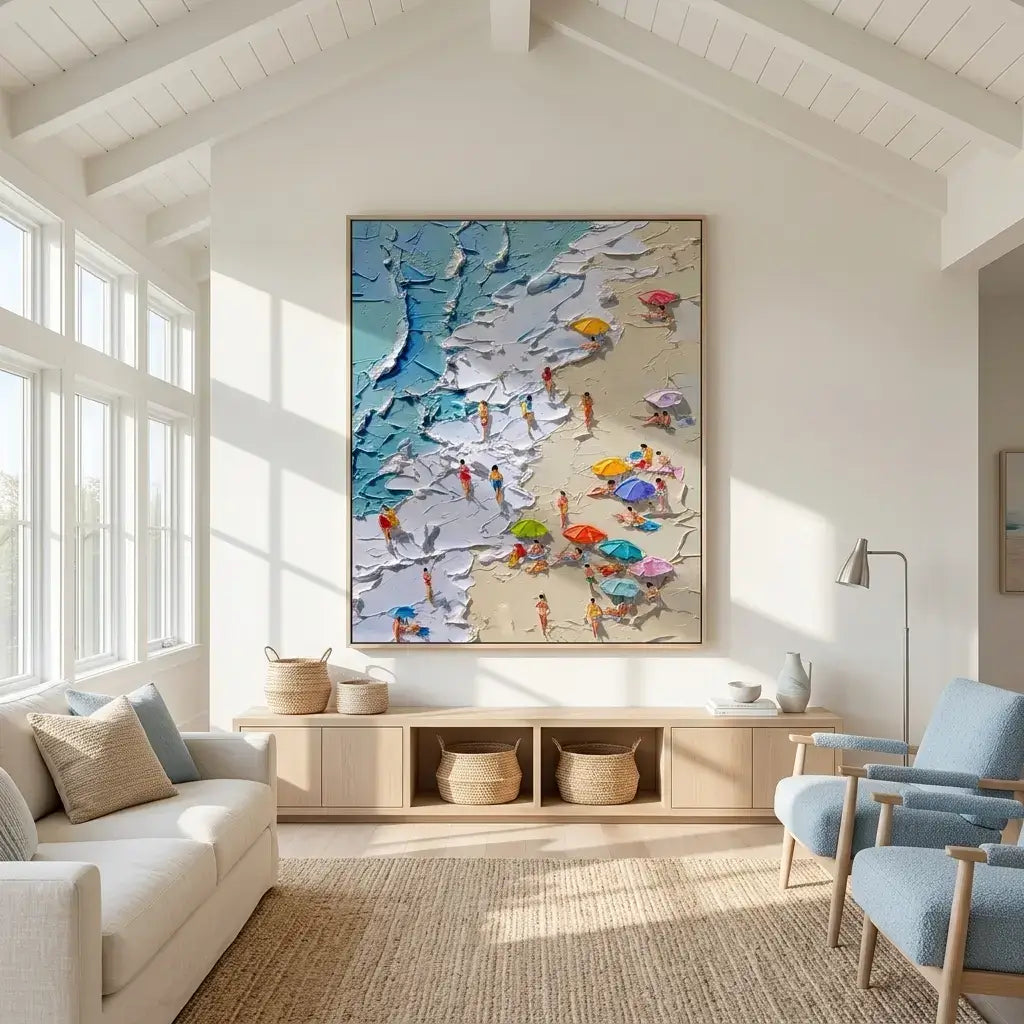 Azure Shoreline Ocean Wall Art