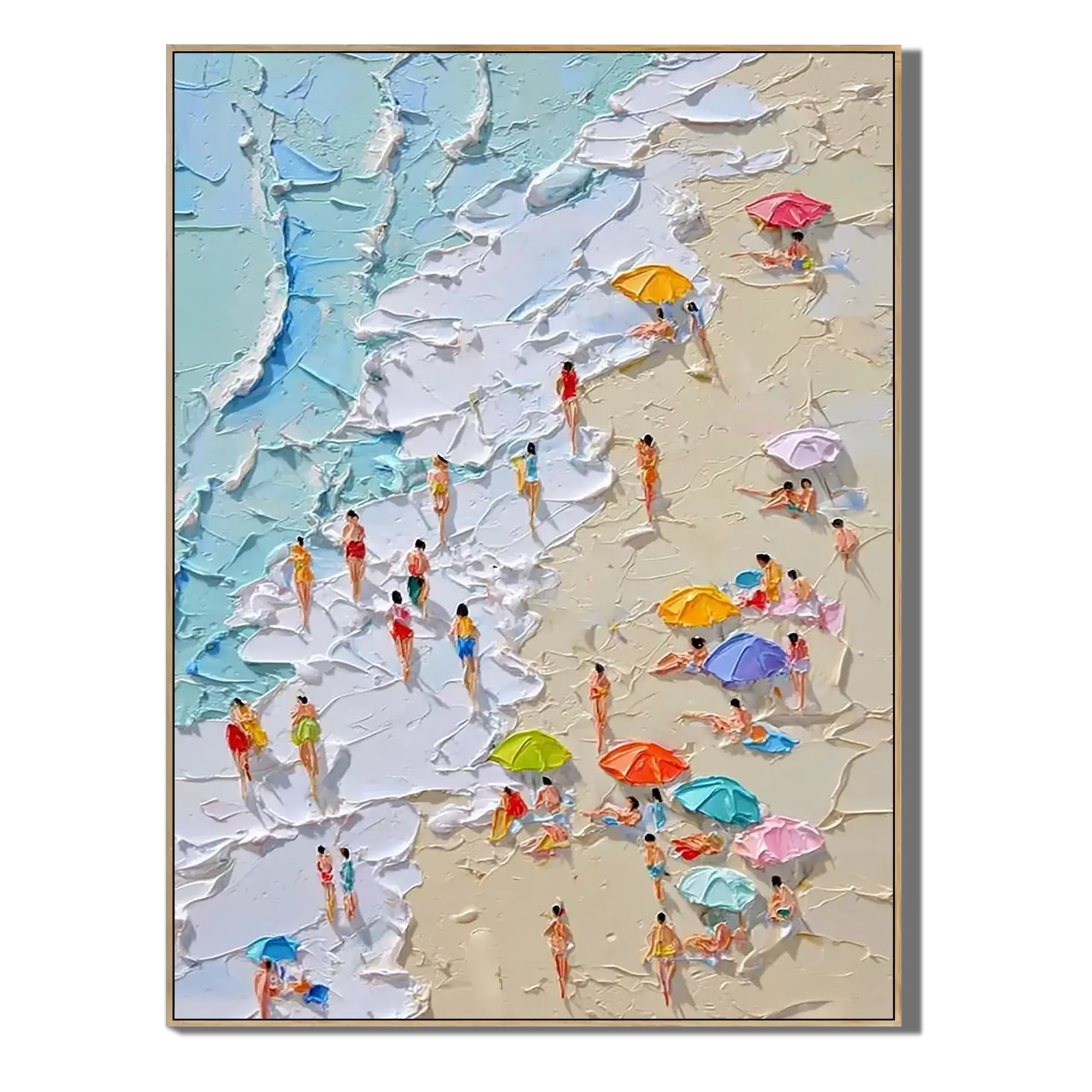 Azure Shoreline Ocean Wall Art