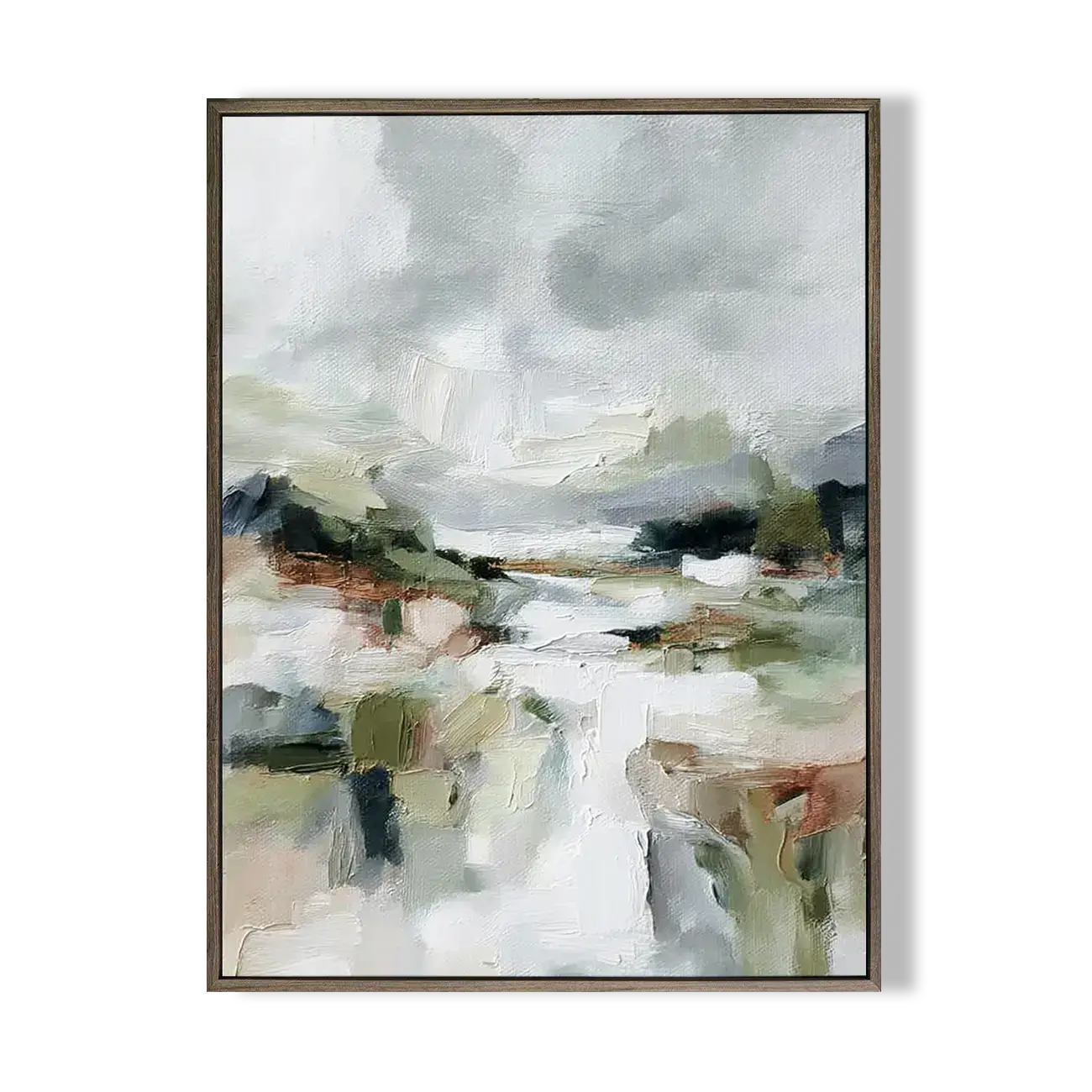 Abstract Landscape Texture Painting #FJV012