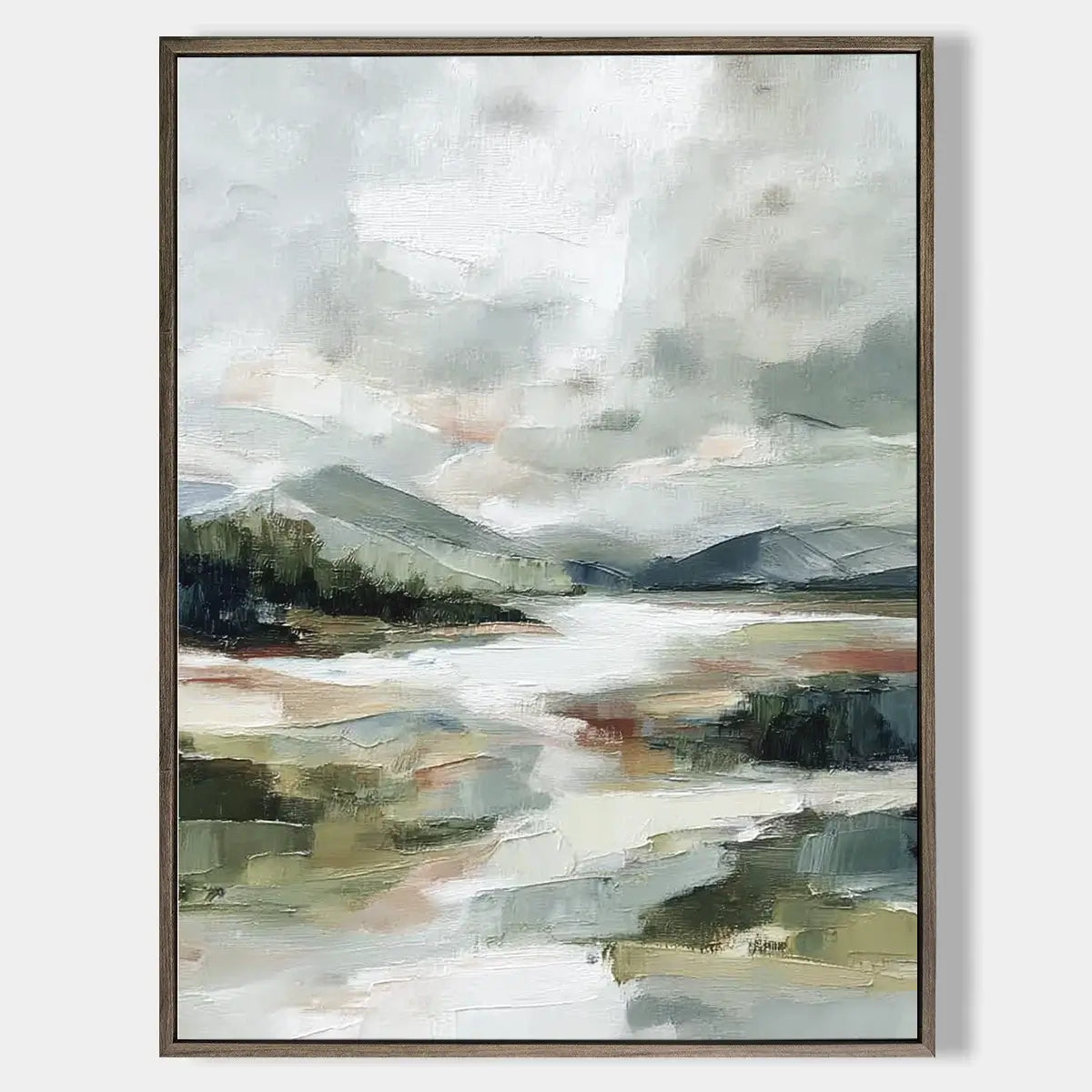 Abstract Landscape Texture Painting #FJV013