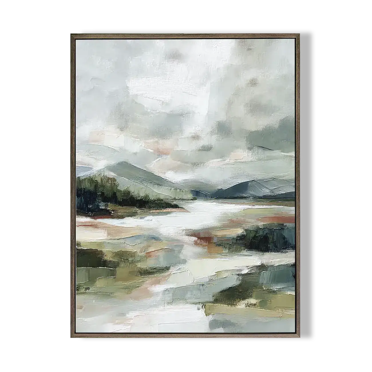 Abstract Landscape Texture Painting #FJV013