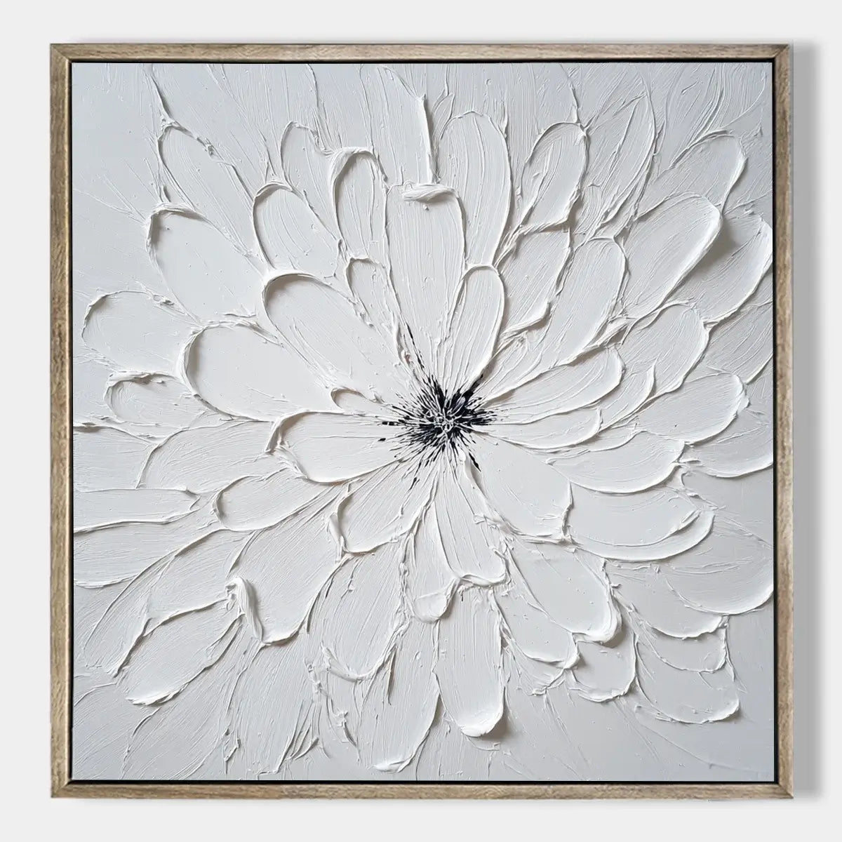 3D Textured Floral Oil Painting #HHS007