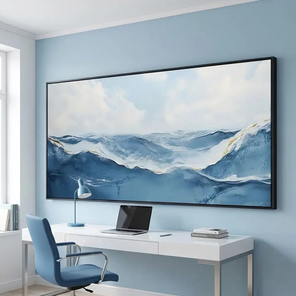 3D Textured Coastal Wall Art #HJH006