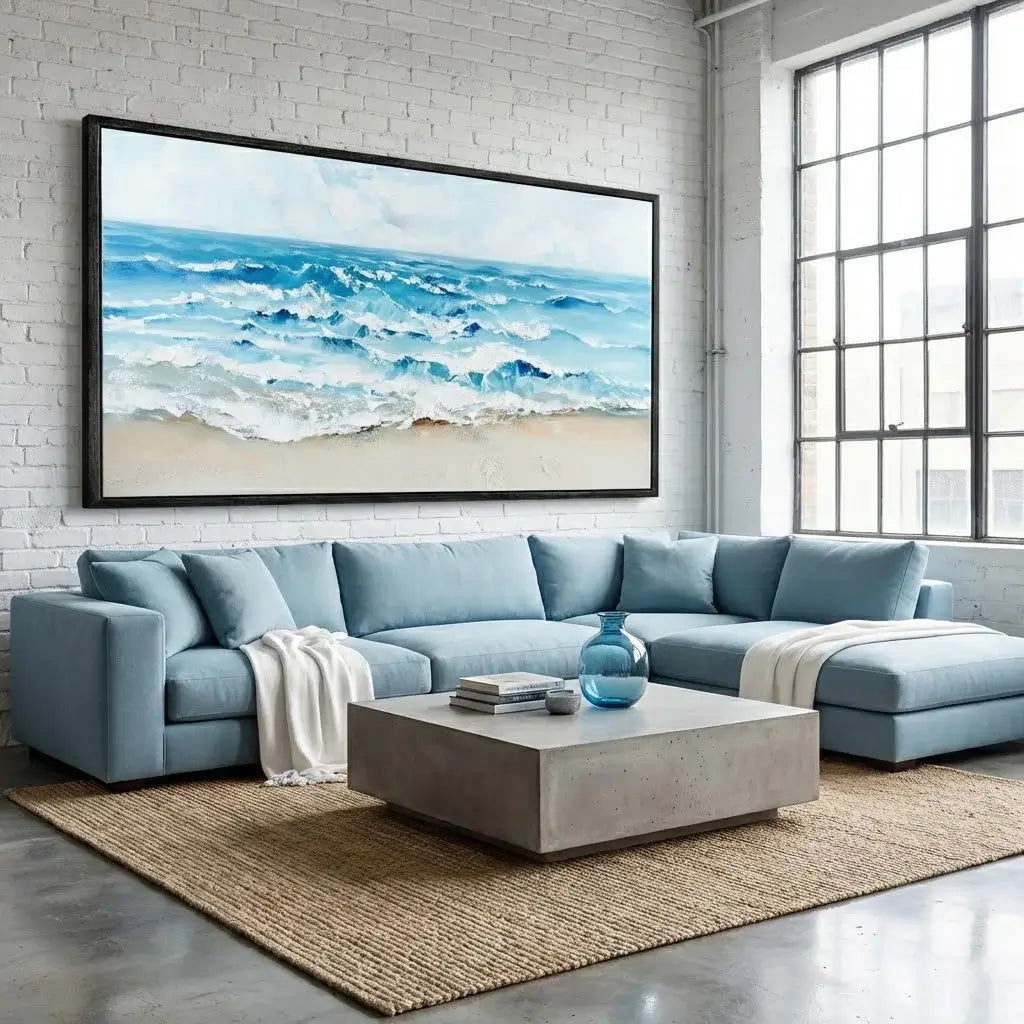 Large Ocean Wall Art #HJH012