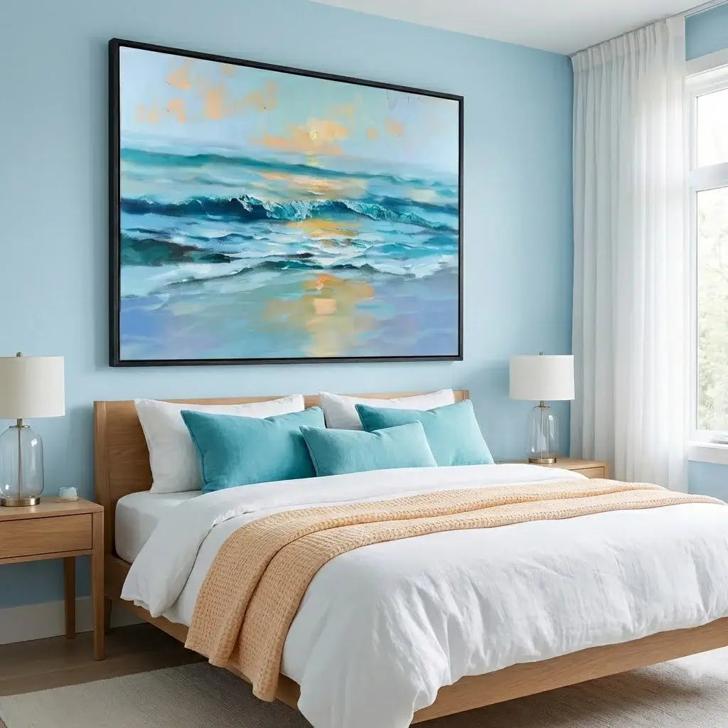 Framed Ocean Wall Art #HJH014