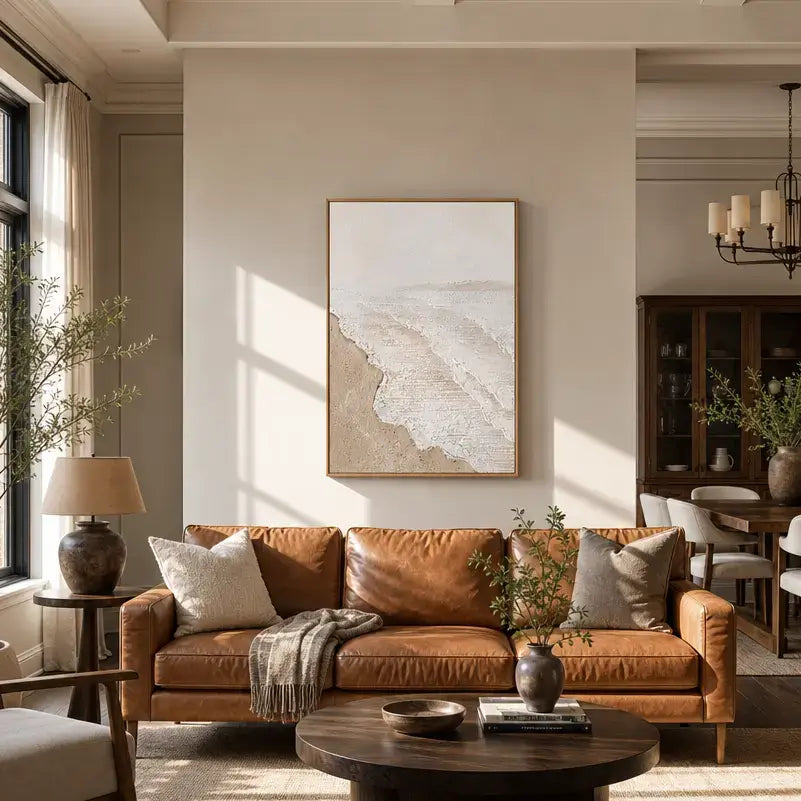White Wash Shore Ocean Wall Art