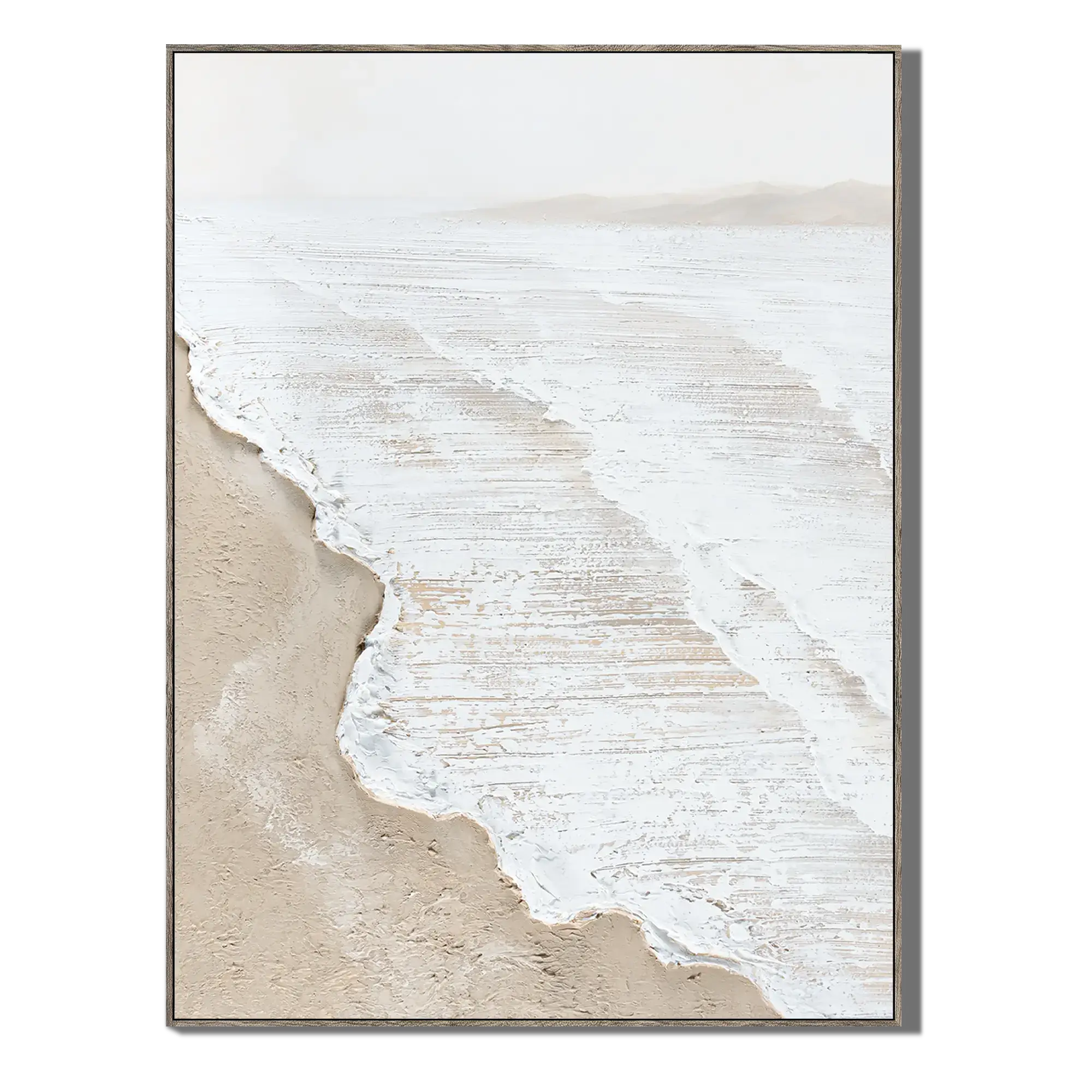 White Wash Shore Ocean Wall Art