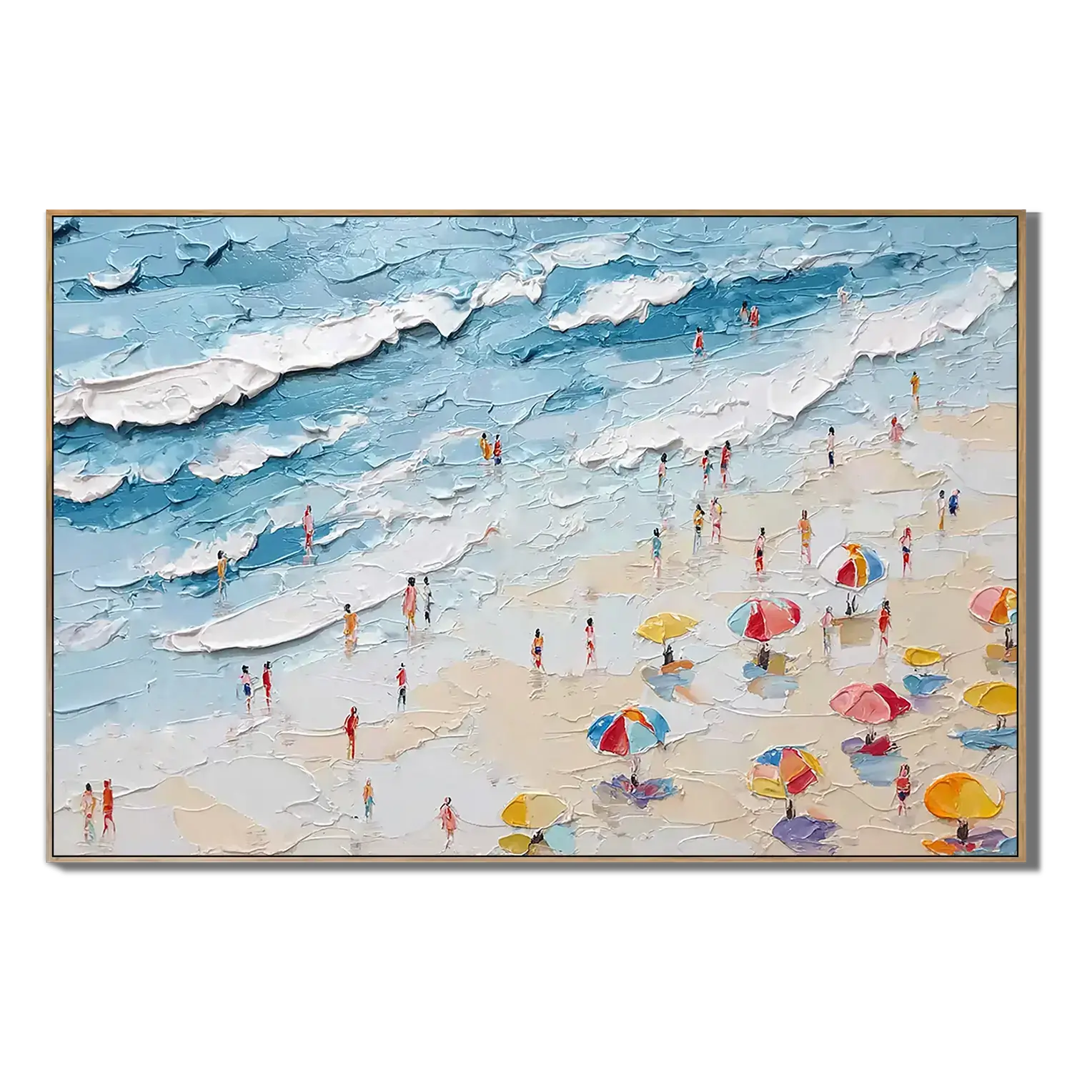 Coastal Parasols Ocean Wall Art
