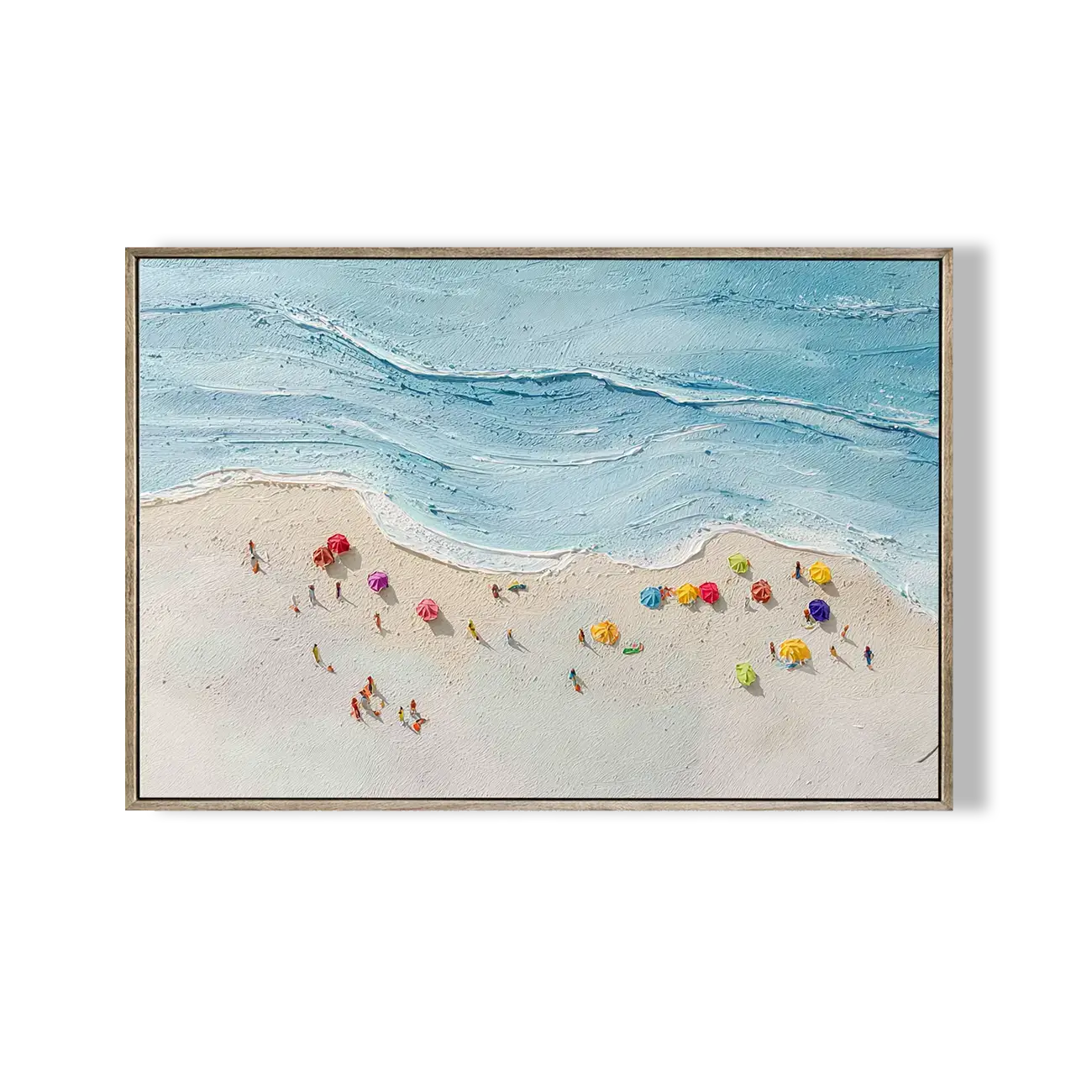 Ocean Abstract Textured Wall Art #HJH024