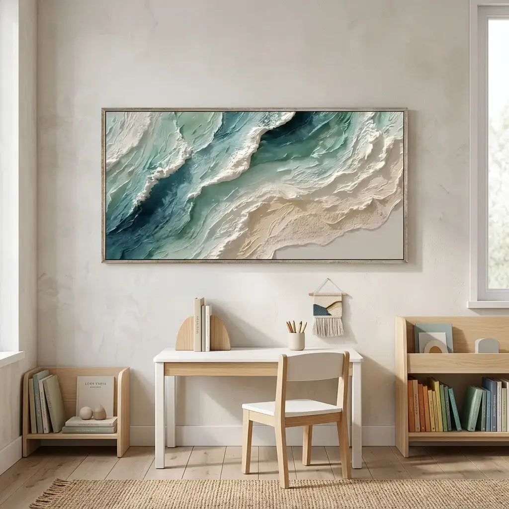 Aerial Ocean Wave 3D Texture