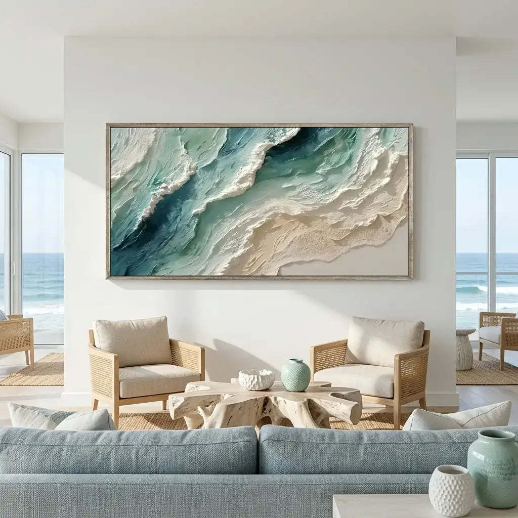 Aerial Ocean Wave 3D Texture