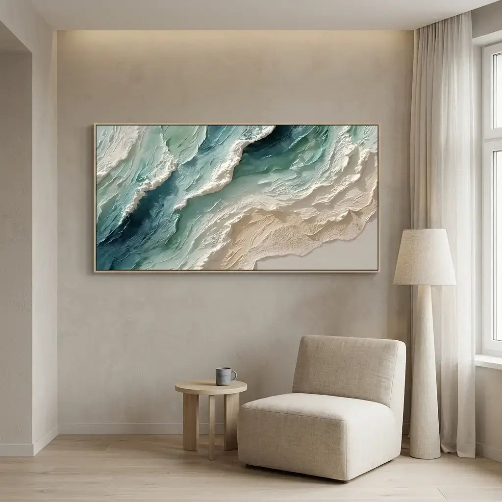 Aerial Ocean Wave 3D Texture