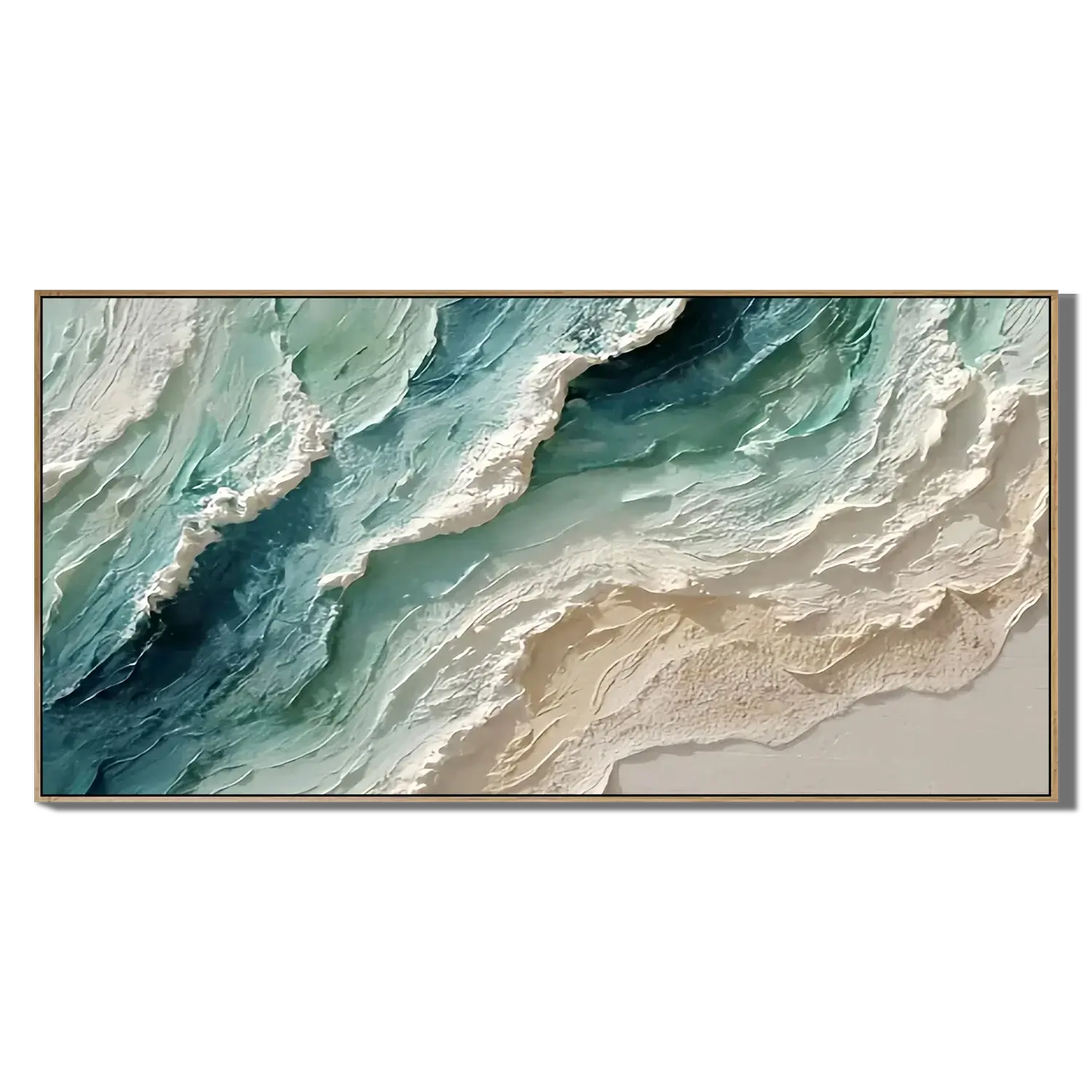 Aerial Ocean Wave 3D Texture