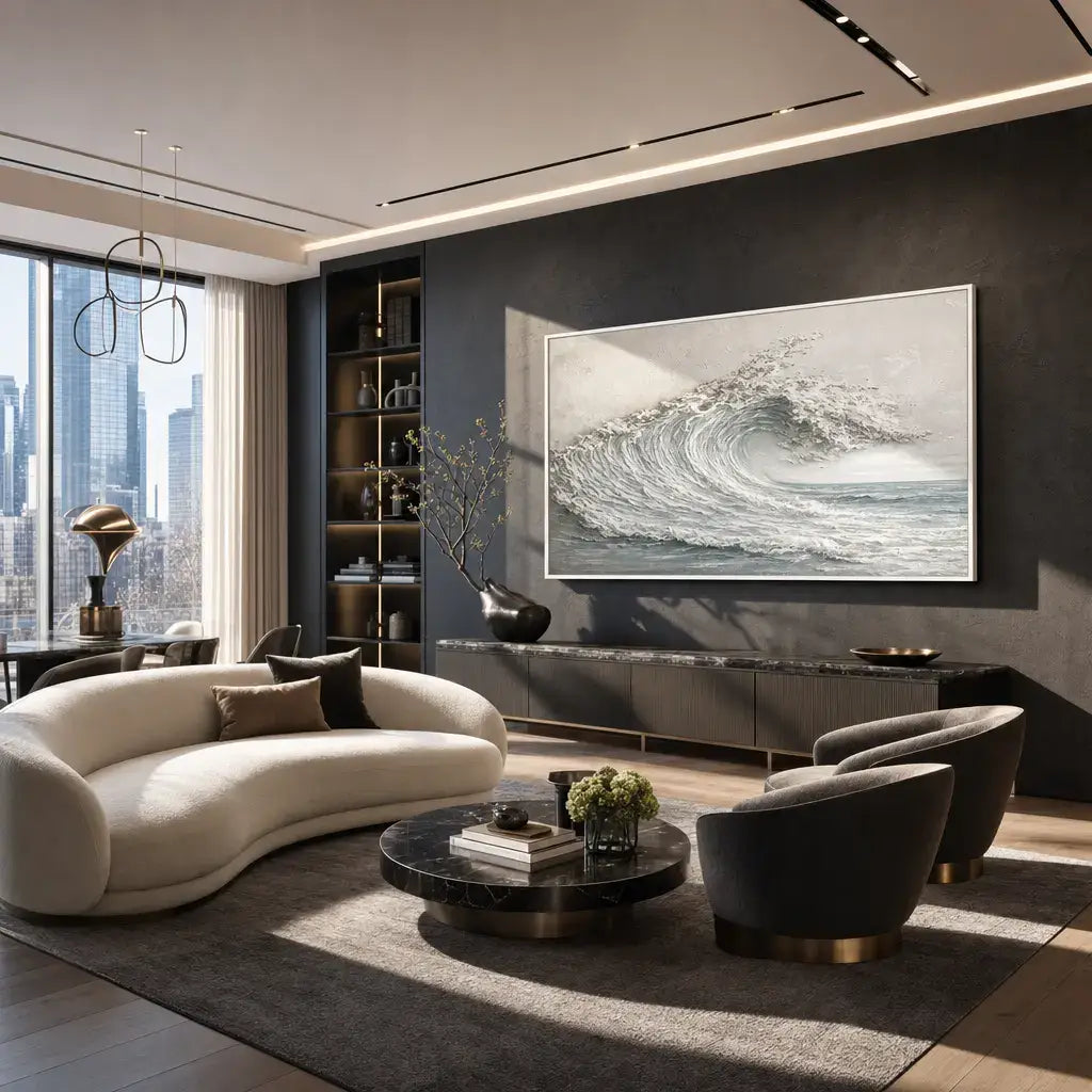 Elemental Wave Sculpture