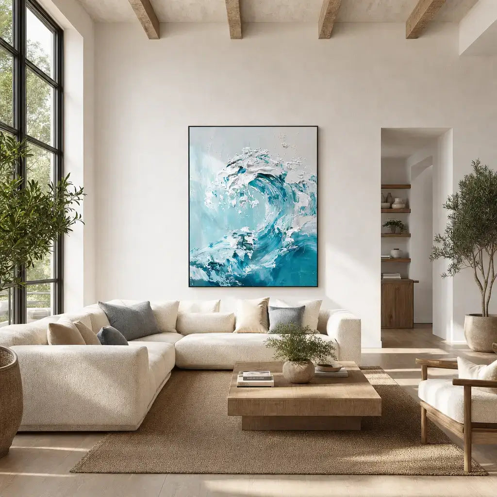 Ocean Wall Art Canvas #HJV005