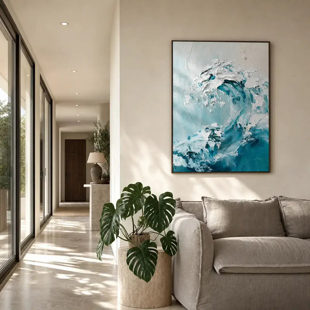 Ocean Wall Art Canvas #HJV005
