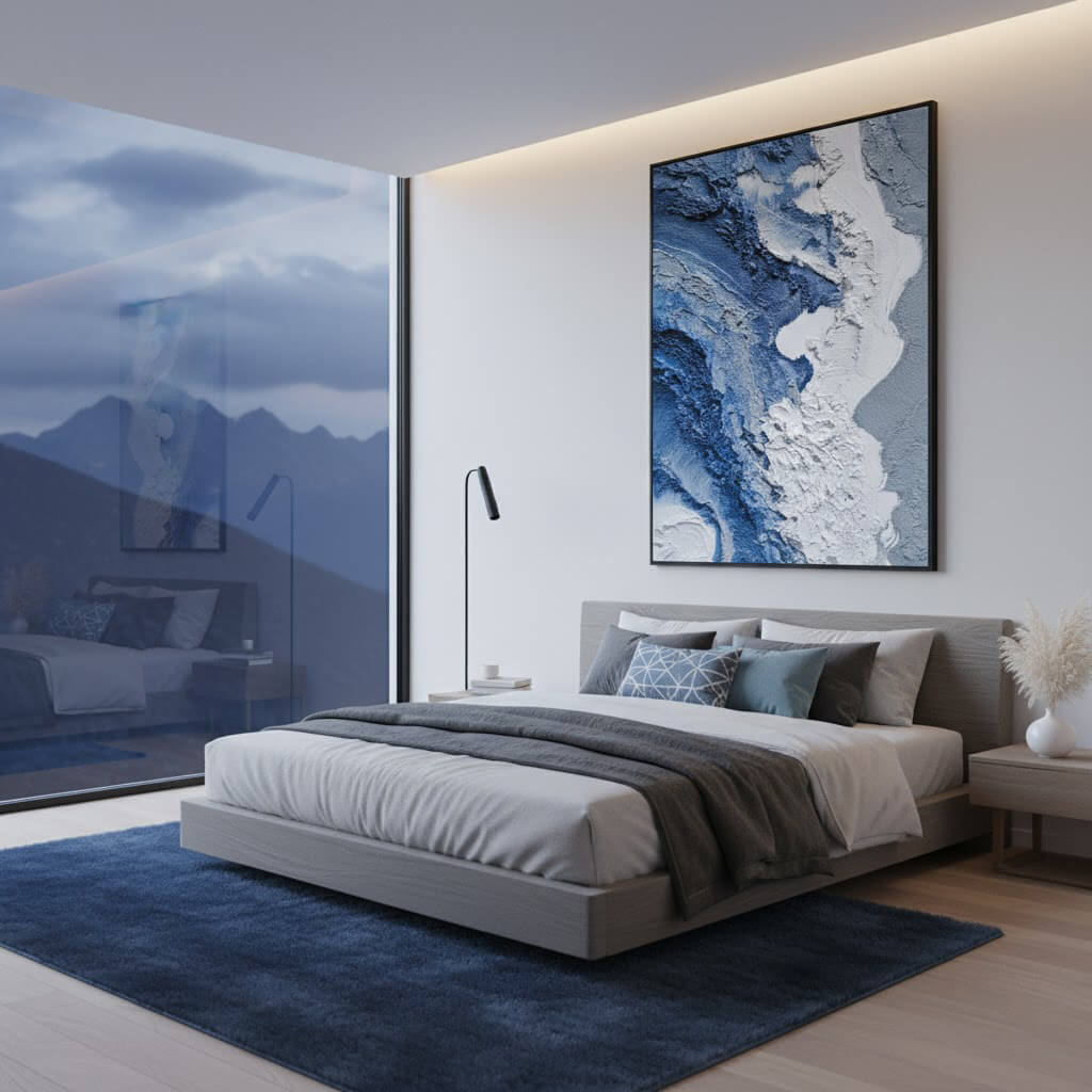 Seascape Abstract Painting #HJV007