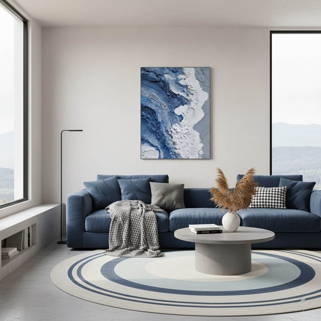 Seascape Abstract Painting #HJV007