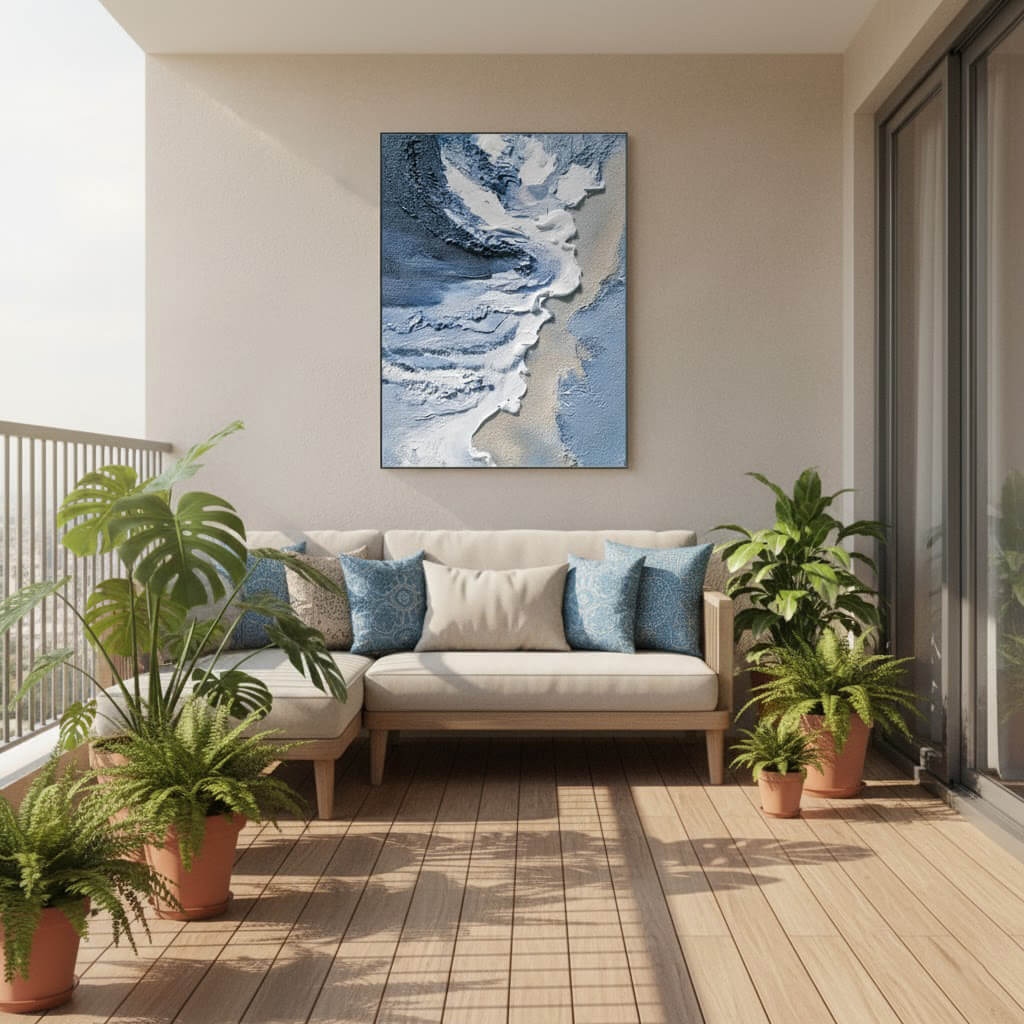 Seascape Abstract Painting #HJV008