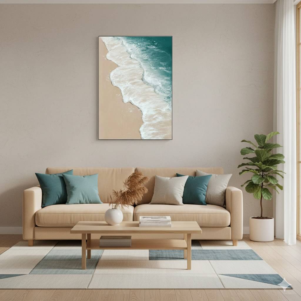 Ocean Wave Art #HJV012